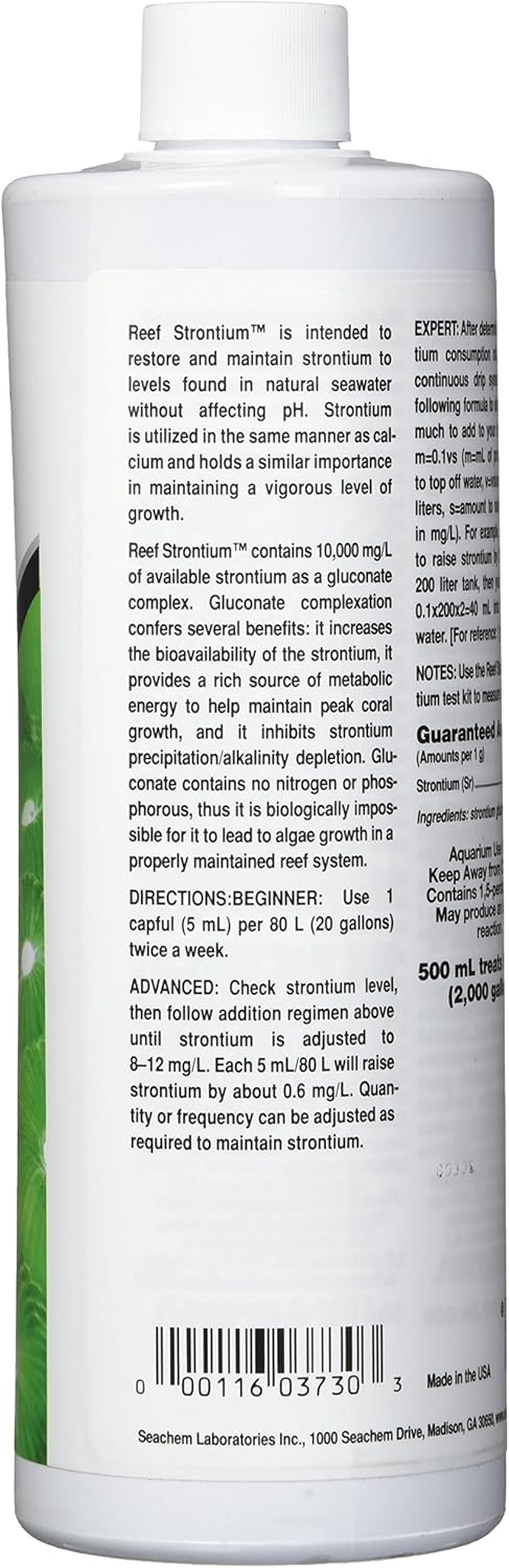 Seachem Reef Strontium (SC373) image number 4