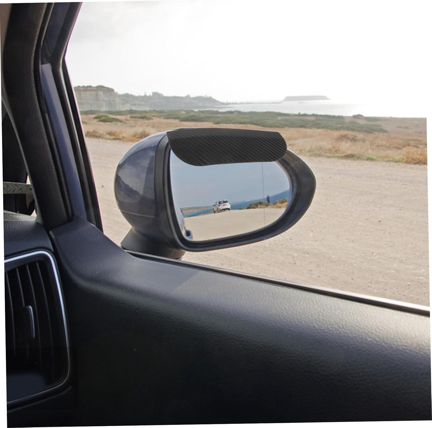 1Pair Car Rear View Mirror Rain Guards Side Mirror Visor Durable Rain Shield for Visibility Easy Installation Car Modification Accessory image number 5