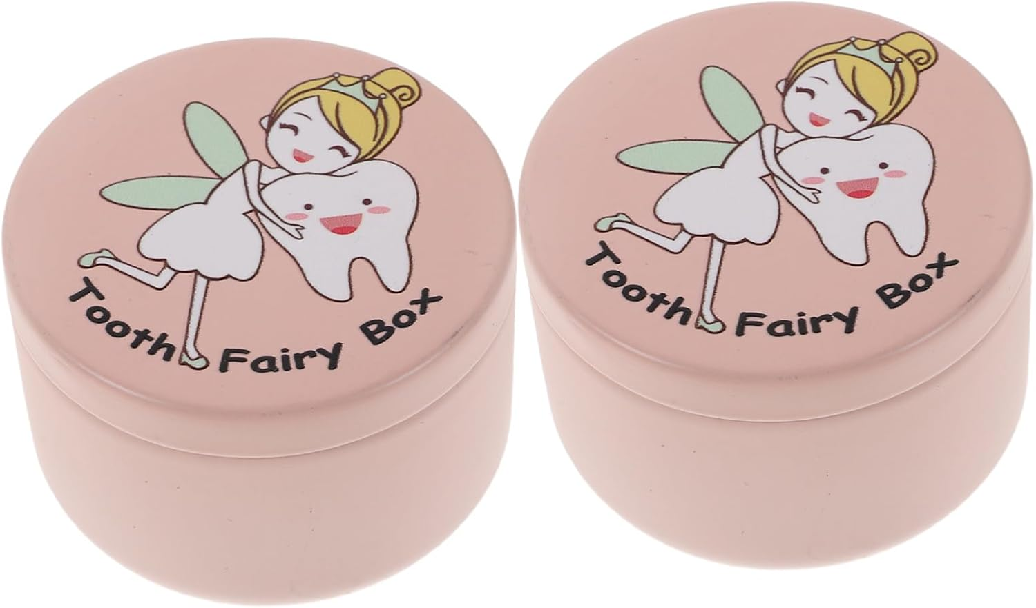 STOBAZA 2Pcs Baby Tooth Box: Tooth Keepsake Box Antique Collection Organizer Holder Keepsake Case for Kids to Keep the Childhood Memory Container for Kids to Keep the Childhood Memory image number 2