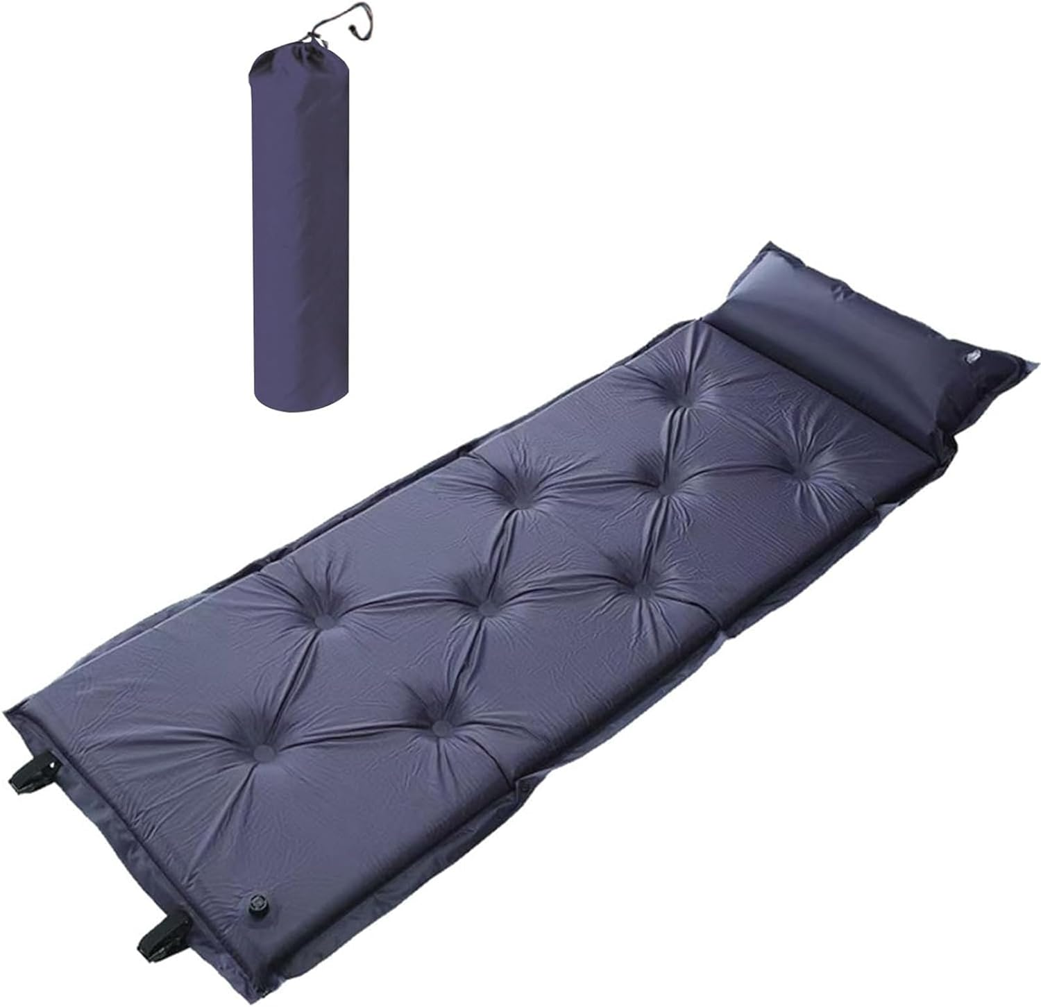 Self Inflating Sleeping Pad, Lightweight Portable Inflatable Camping Lightweight Air Mattress Foam Mattress Sleeping Mat for Tent Camping image number 3