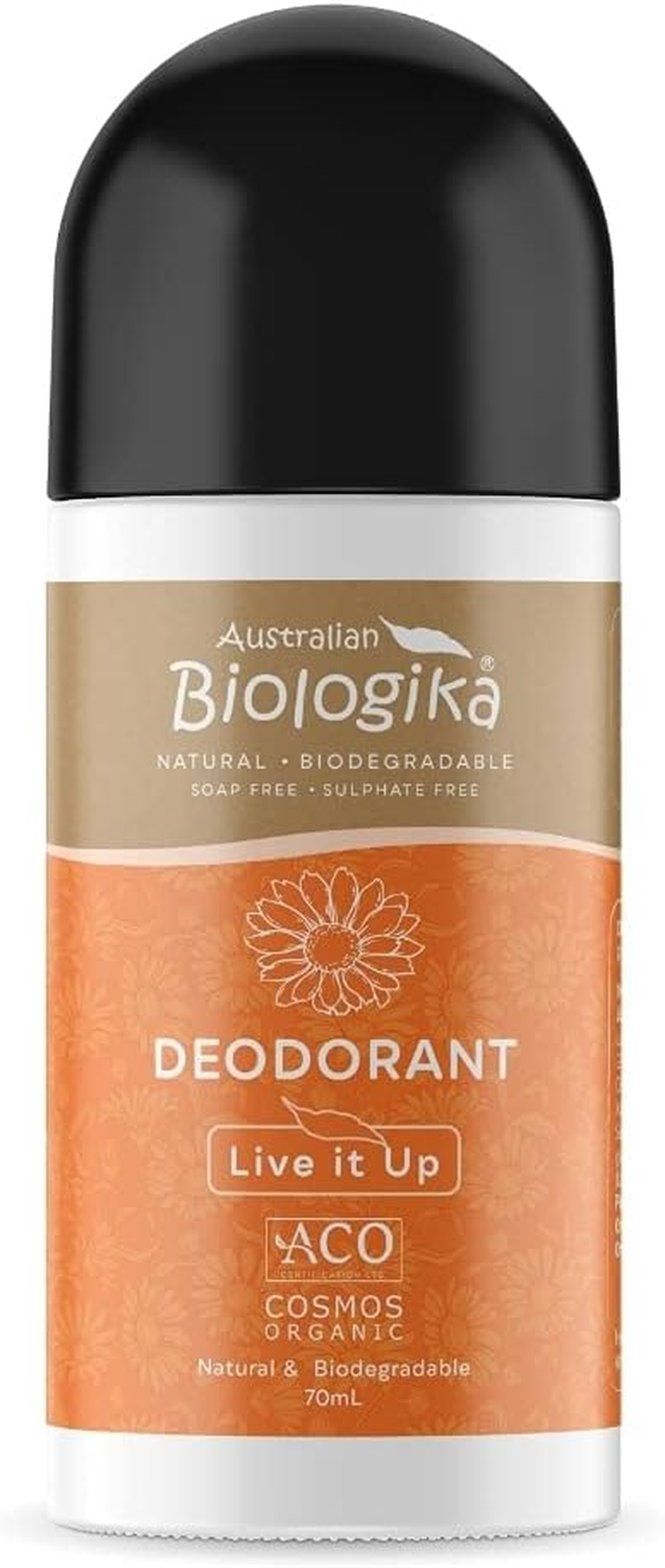 Biologika Live It up Organic Deodorant Roll on (ACO) 70Ml image number 2