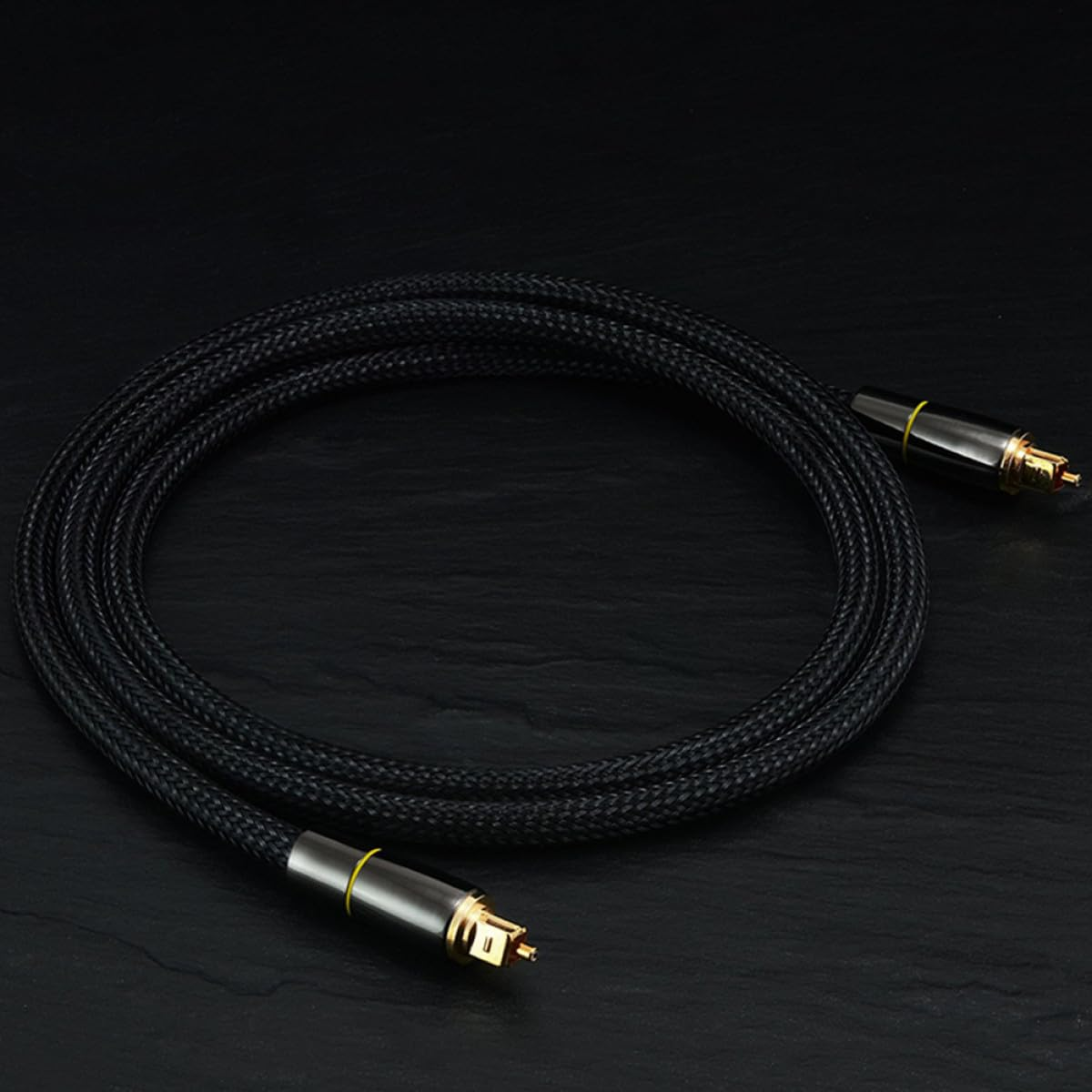 HOLIDYOYO Digital Optical Audio Cable Male to Male Cord for Tv Home Theater with Pure Plug High-Density Shielding and Distortion Reduction image number 3