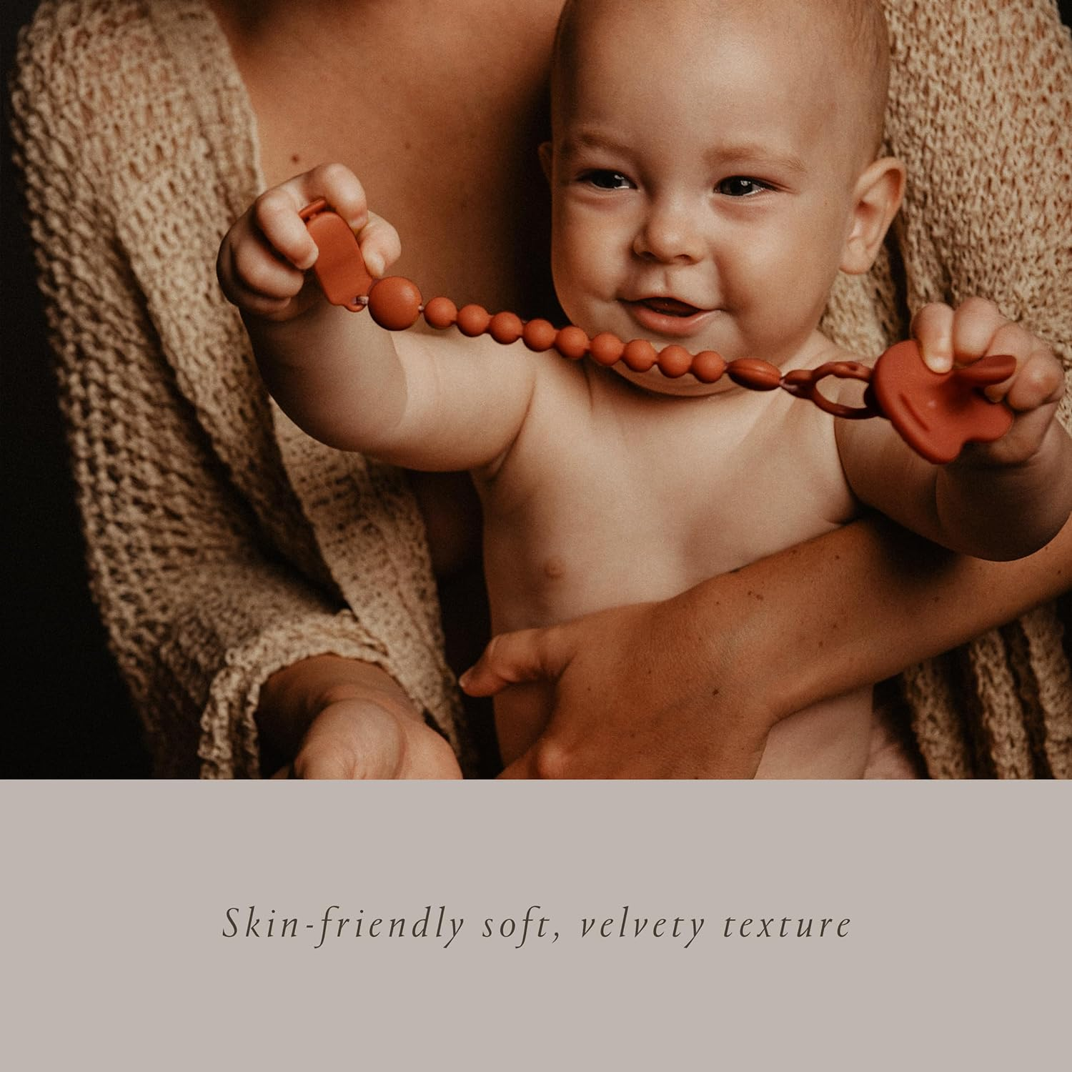 Suavinex Silicone Bobble Soother Clip, Color Essence Green