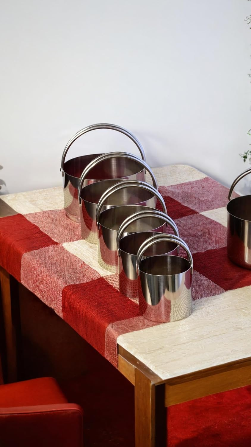 Stainless Steel Circle Biscuit Cutter Set - Professional round Cookies Mold with Ring Handle for Baking, Pastry, and Doughnut Creations image number 1