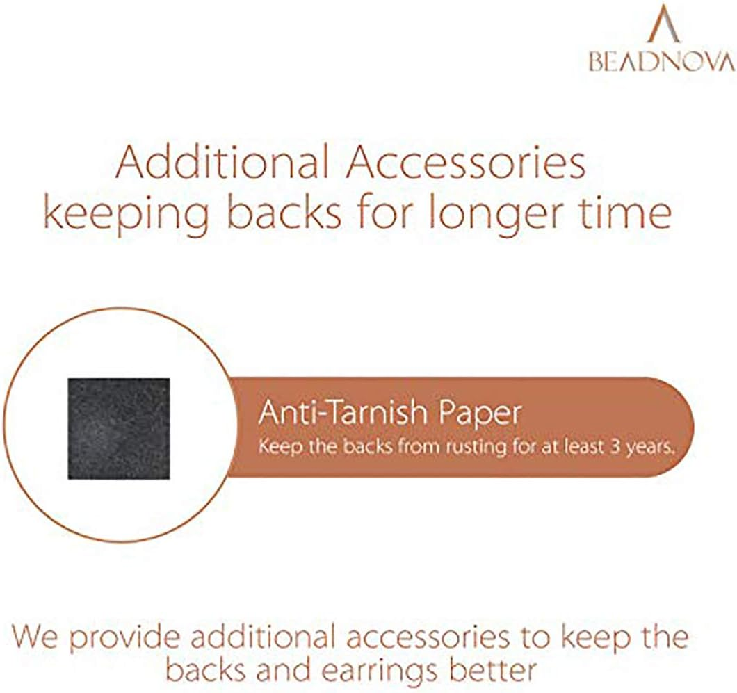 BEADNOVA 100PCS Butterfly Clutch Pin Backs Locking for Enamel Pinbacks Lapel Pin Backings (Silver, 100 Pcs) - 100Pcs image number 3