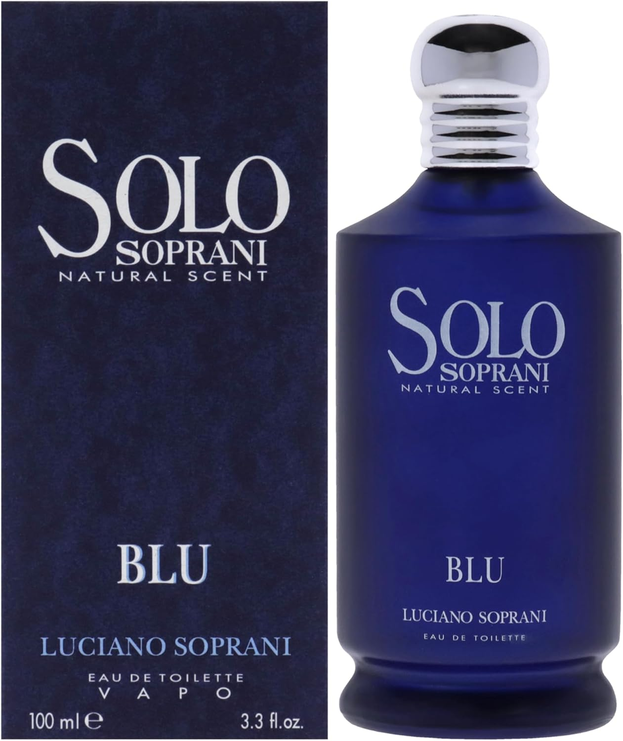 Luciano Soprani Solo Soprani Blu Eau De Toilette Spray for Men, 97.59 Ml Pack of 1 image number 3
