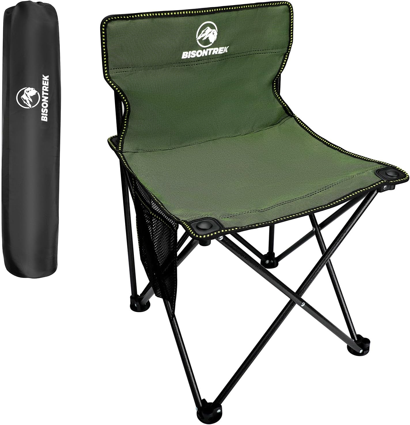 Camping Hiking Chair Outdoor Fishing BBQ Garden Seat, Portable Lightweight Picnic Beach (Green) image number 5