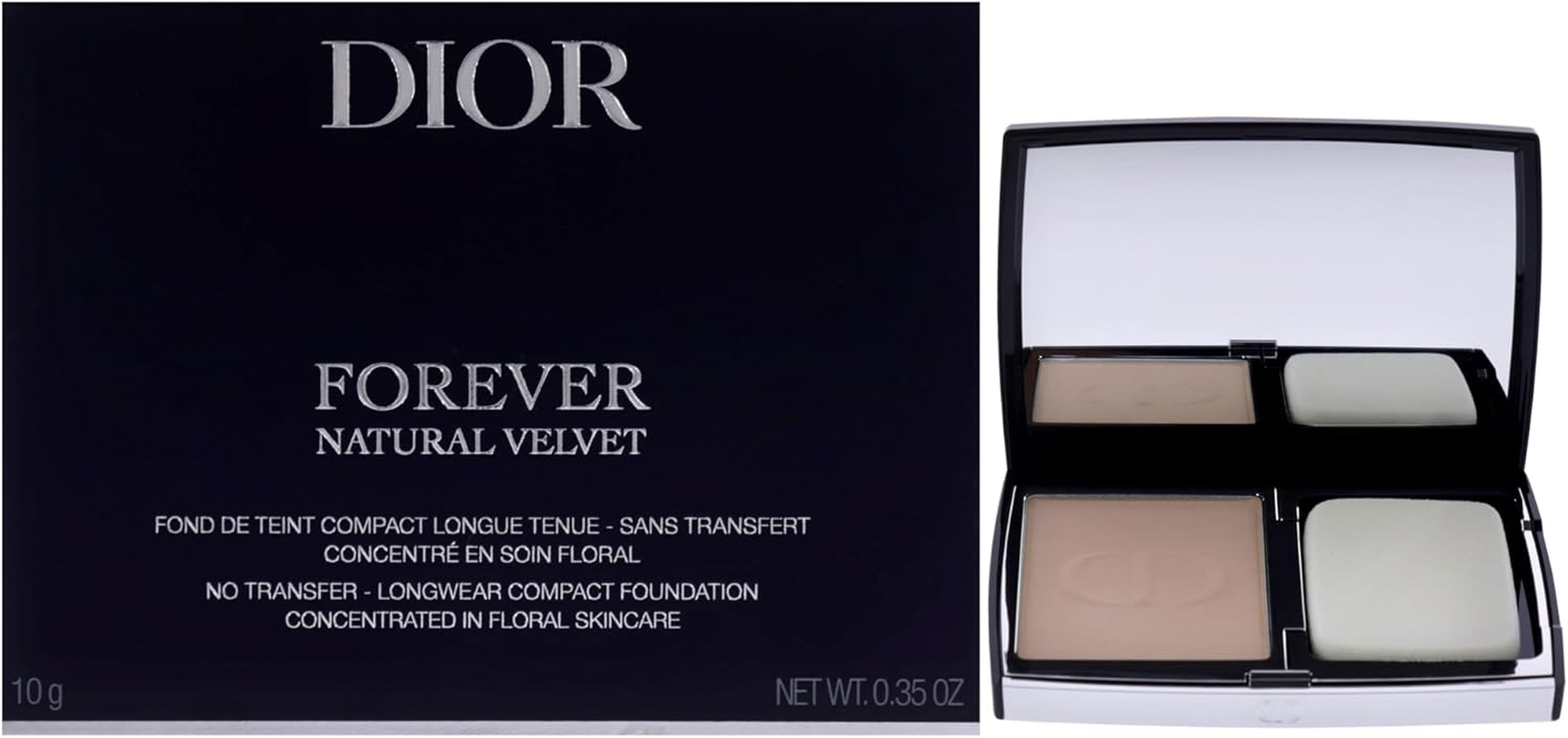 Christian Dior Dior Forever Natural Velvet - 2N Neutral for Women 0.35 Oz Foundation