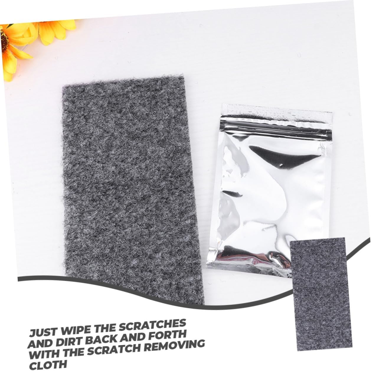 BEBEMOKO Car Scratch Repair Cloth Nano Sparkle Microfiber Polishing Cloth 5Pcs Vehicle Tool for Automotive Surface Care image number 3