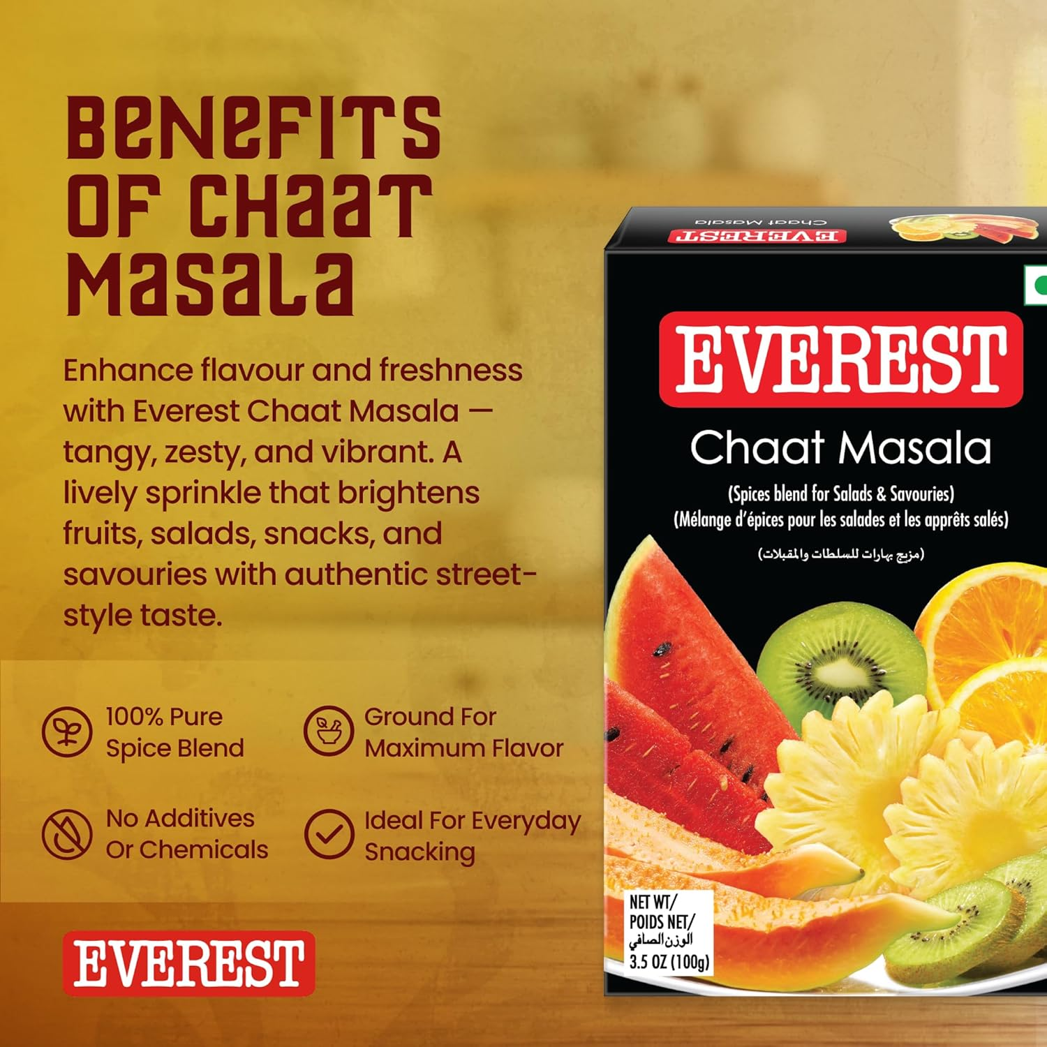 Everest Chaat Masala, 100 G image number 2