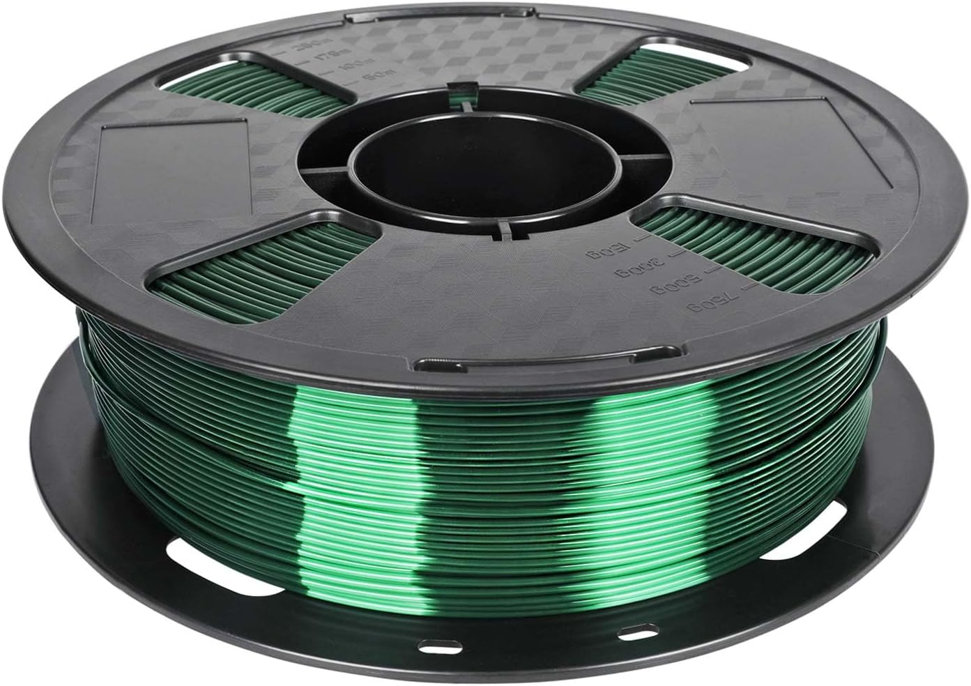 CC3D Silk Forest Green PLA Filament 1.75Mm 1KG 3D Printing Filament Silky Shiny Metallic 3D Printer Material FDM Christmas Green Color image number 1
