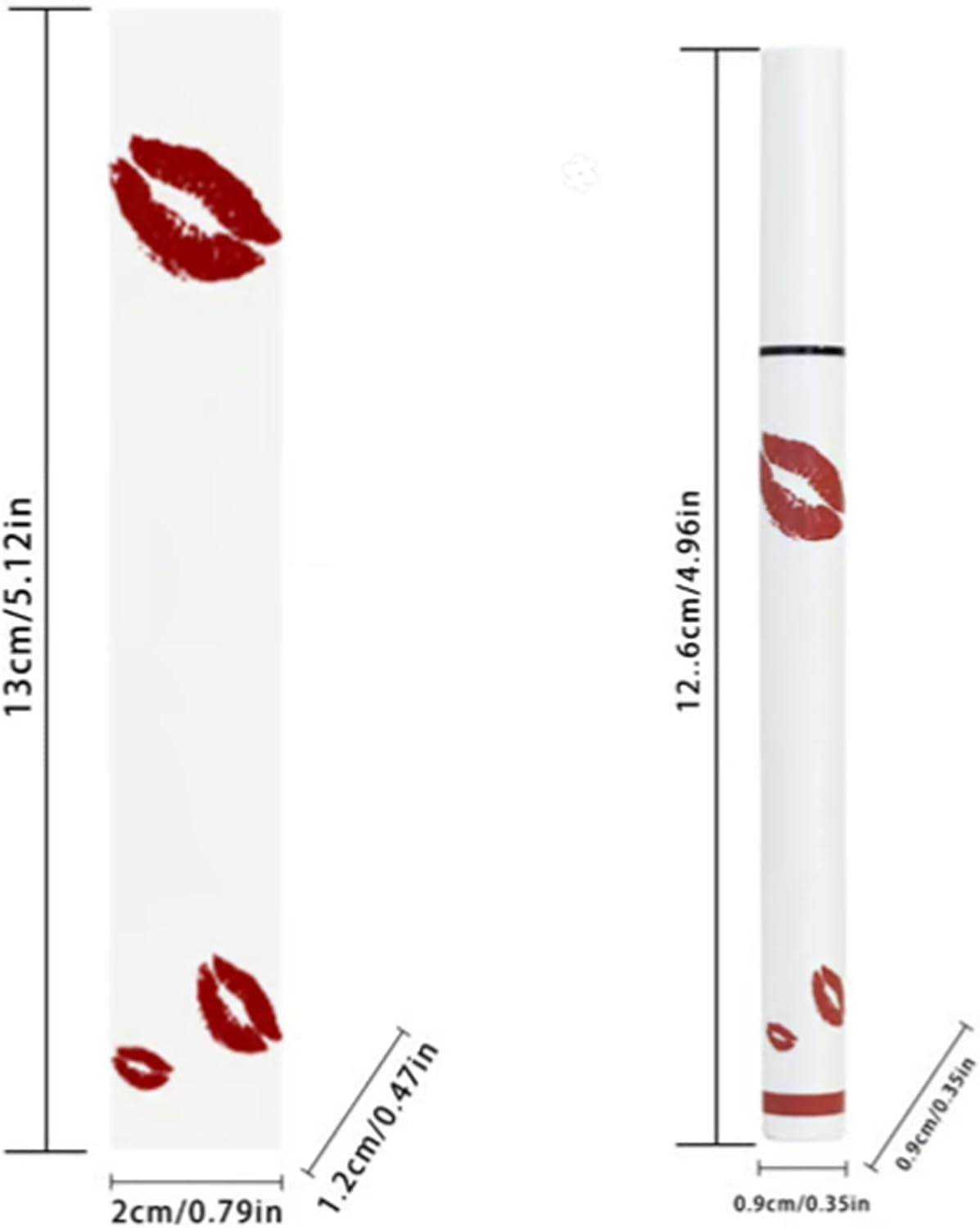 Peshoriadam Lip Liner, Longwear Liquid Lip Liner, Benighty Liquid Lip Liner, Peshoriadam Liquid Lip Liner, Peshoriadam Longwear Lip Liner, 2-In-1 Waterproof Lipstick Lip Liner (07#) image number 1