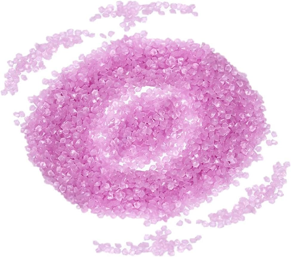 250G Pack Glow-In-The-Dark Luminous Sand Particles - Fluorescent Micro Landscape Gravel for Aquariums and Decorations, 3-5Mm, Natural Resin - Blue image number 3