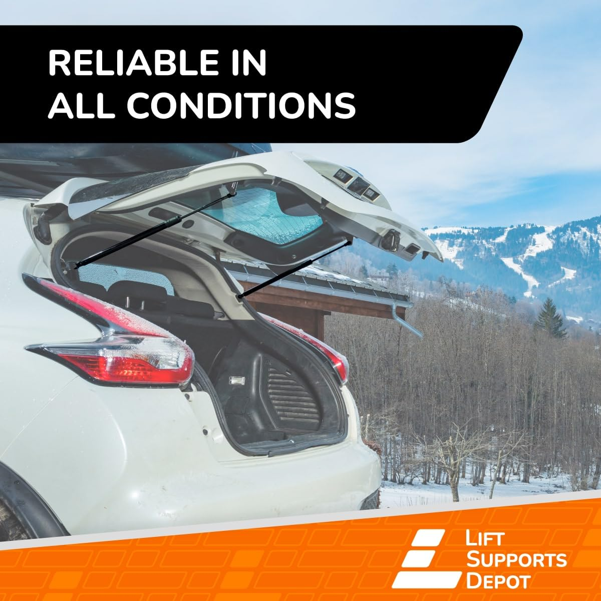 Lift Supports Depot Qty (2) Compatible with Subaru Forester 08 to 13 Impreza 08 to 14 Front Hood Lift Supports Struts Shocks image number 4