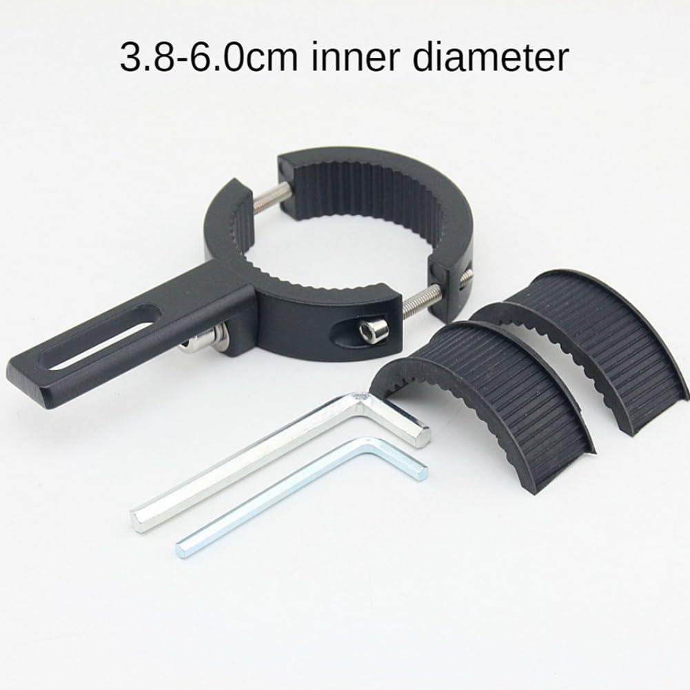 RESFNSE 2Pcs Adjustable Motorcycle Headlight Holder Motorcycle Light Bracket Universal Headlight Spotlight Mount Bracket 20-38MM Easy to Use image number 2