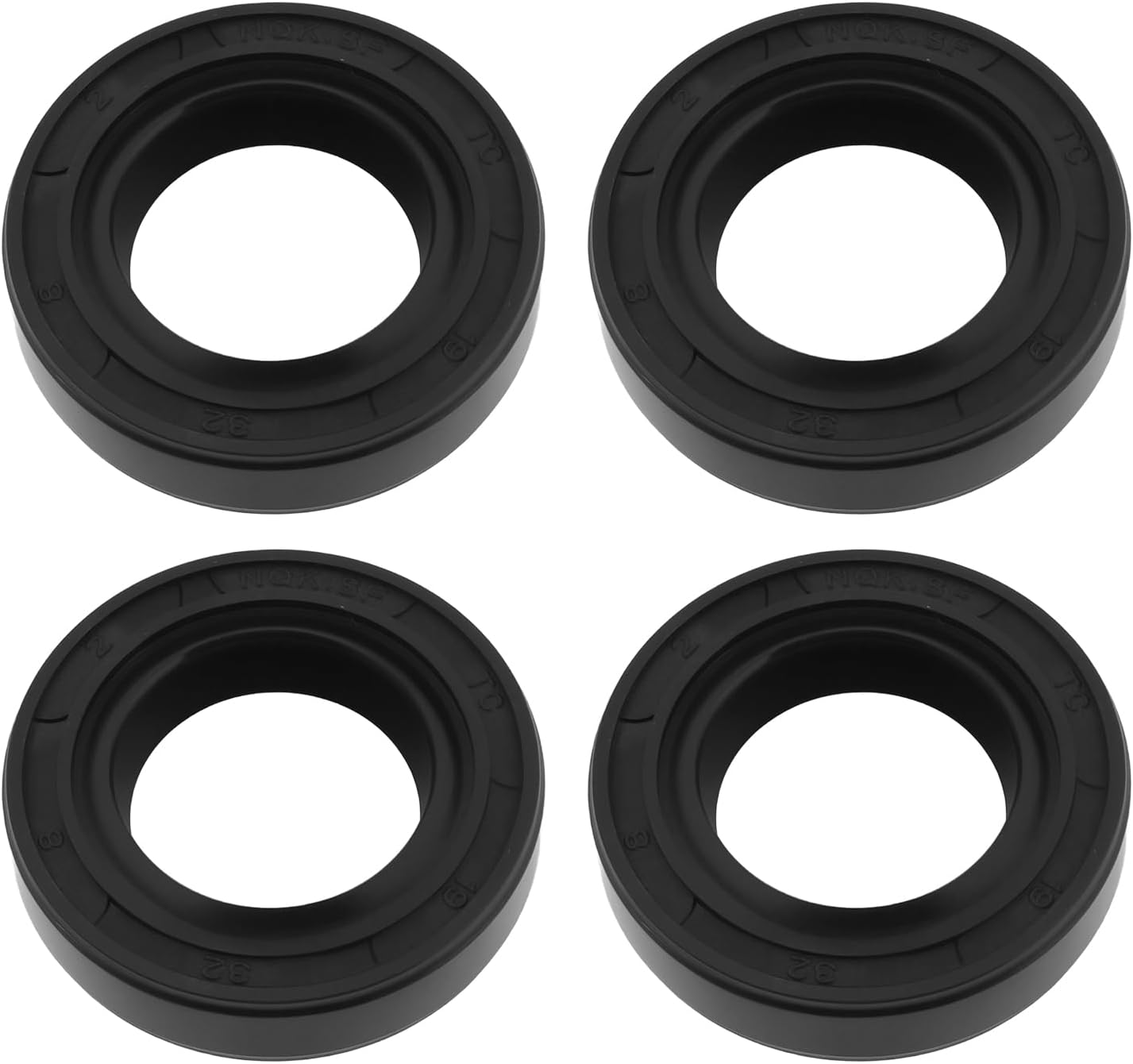 SING F LTD 4 Pcs Axle Oil Seal 19X32X8Mm Compatible with Tuff Torq K55B K46F K46 T40 Compatible with Husqvarna 583349301 535402837 image number 3