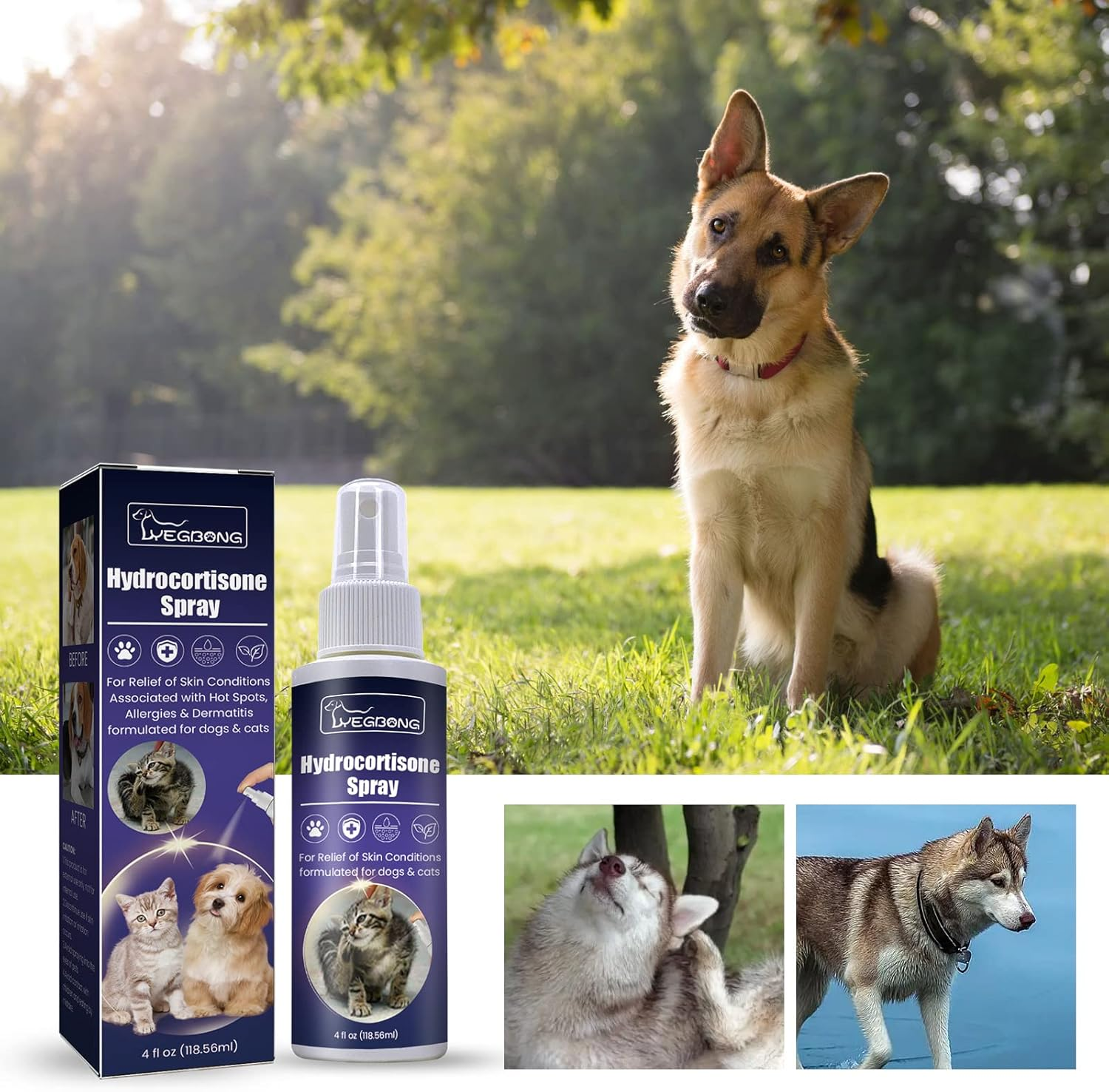 Pet Deworming Liquid Cat & Dog Flea & Tick Cleanser Lice & Tick Remover Drops (Spray 118ML) image number 4
