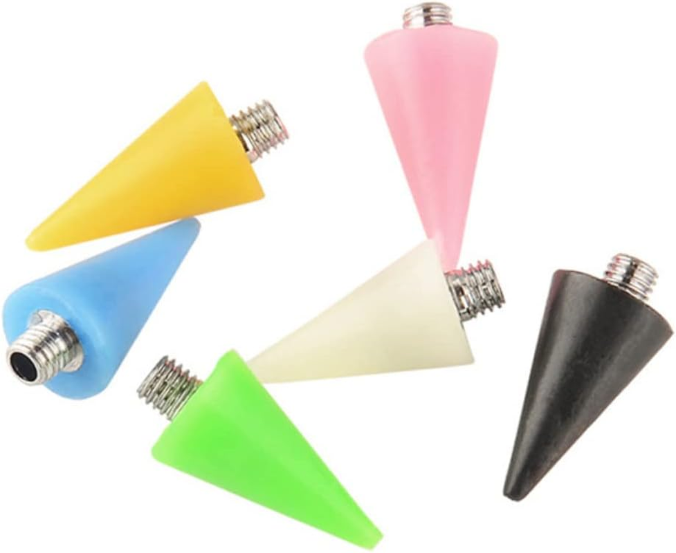 Ipetboom Dotting Pen Tips Wax Head Rhinestones Picker Black Acrylic 3 Pack Replacement Nail Art Tools for Professional DIY Manicure image number 3