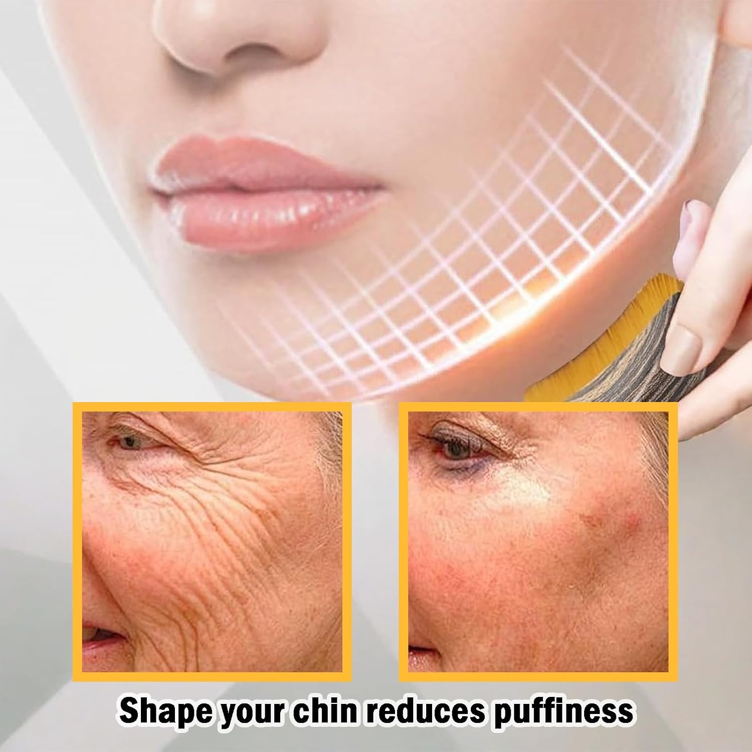 Rylaxzon Lymphatic Drainage Brush, Lymphatic Brush - Lymphatic Contour Face Brush, Chin & Jawline Sculpting, Pre - Makeup Massage and Shoulder & Neck Care image number 2