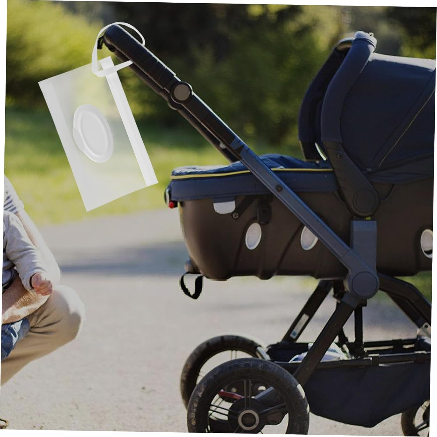 Box Tissue Bag Bag Travel Wipes Travel Wipe Dispenser Diapers Travel Wipe Case Wipe Case Wipes Bag Holder Wipes Clutch Reusable Diapers Transparent Eva IWOWHERO image number 6