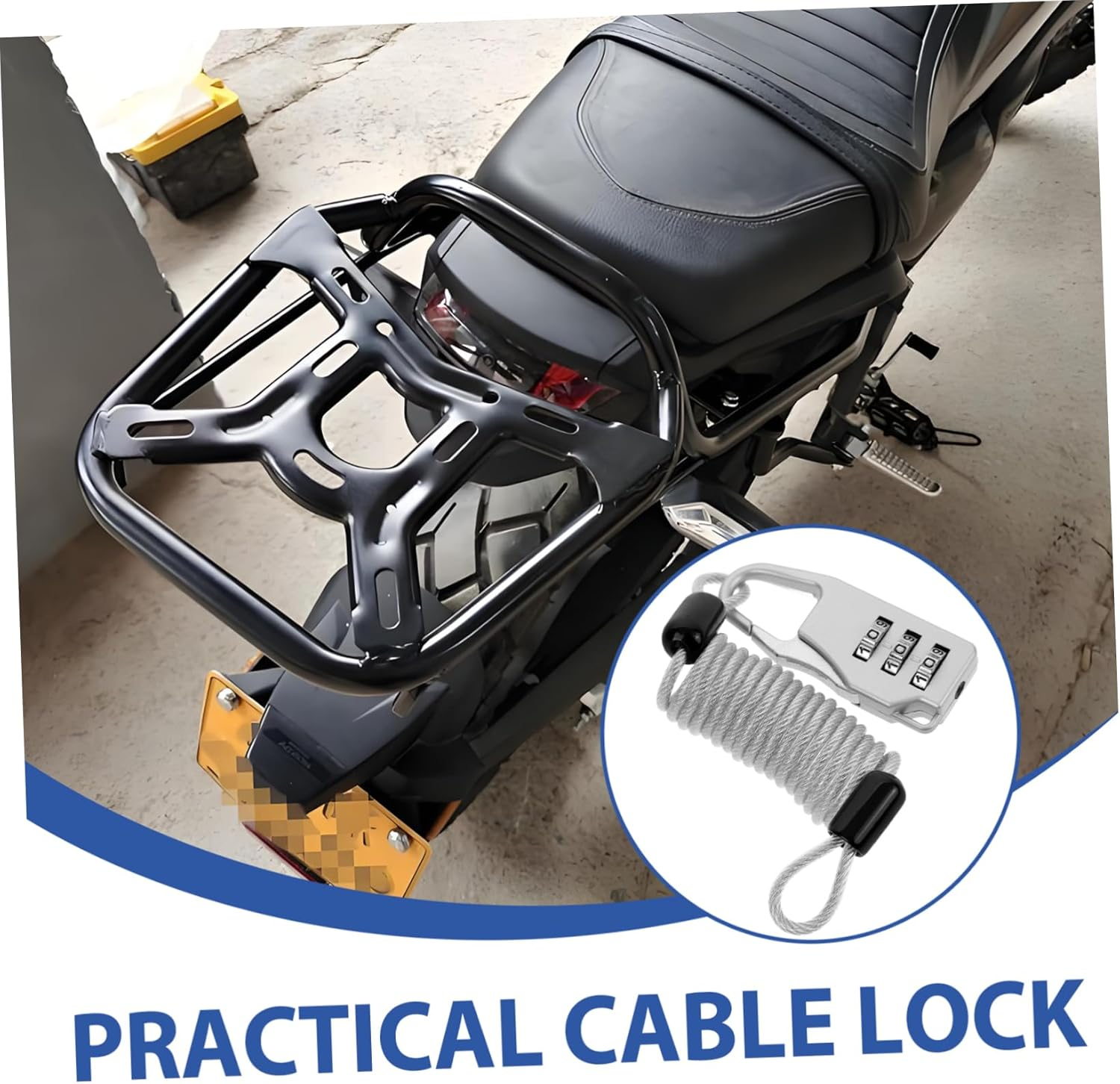 LIGHTAOTAO Travel Security Cable Lock with Combination, Adjustable Steel Wire Luggage Lock for Suitcases, Backpacks, and Outdoor Gear, Anti-Theft Locking Cable for Adults and Travelers image number 2