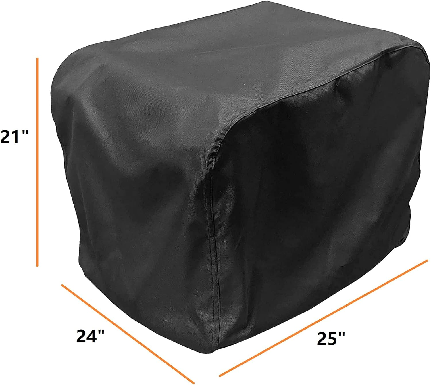 Generator Cover Waterproof, Heavy Duty Thicken 600D Polyester with Elastic Drawstring, Weather/Uv Resistant Generator Cover for Universal Portable Generators 3000-5000 Watt (25''L X 24''W X21''H) image number 3