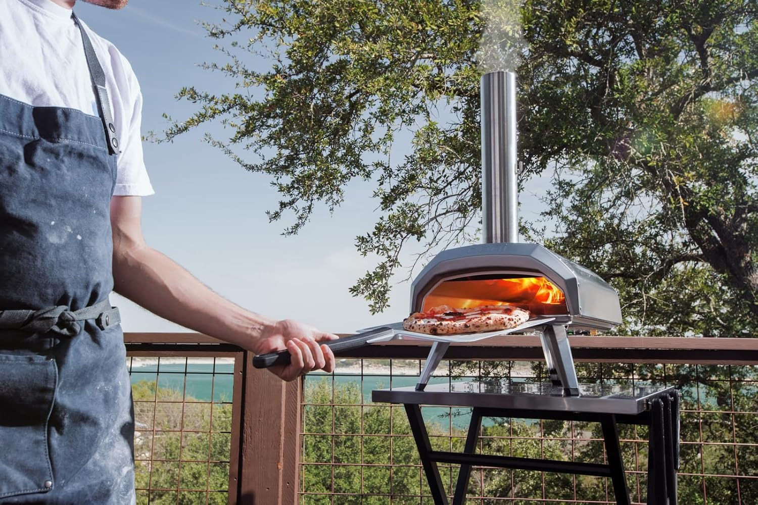 Ooni Karu 12 Multi-Fuel Portable Outdoor Pizza Oven &ndash; Wood and Gas Fired Pizza Oven - Woodfired & Stonebaked Pizza Maker for 12" Pizzas image number 1