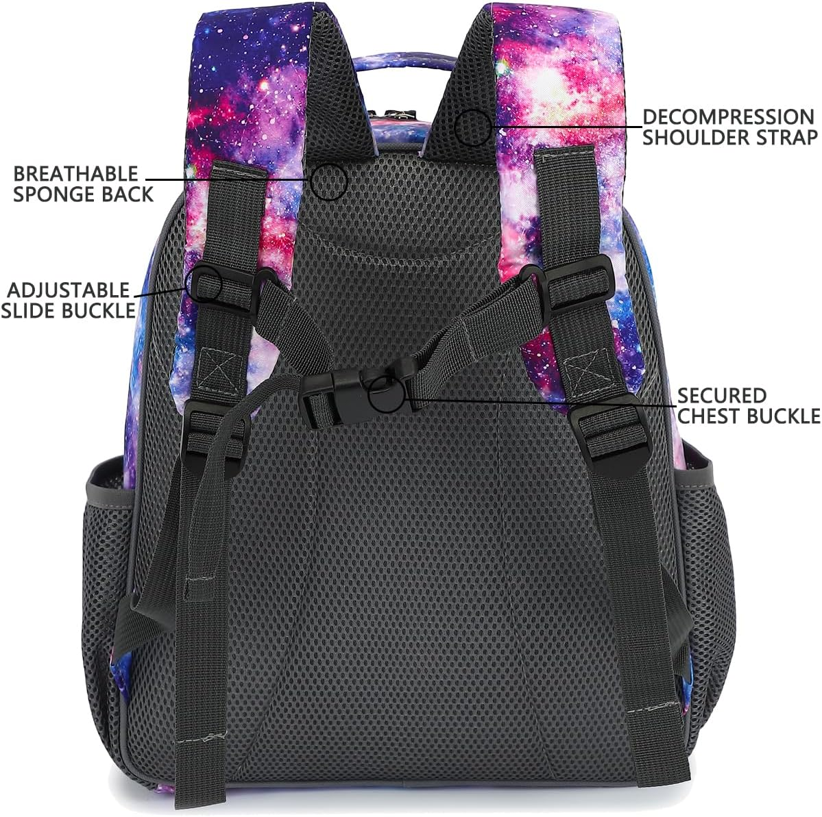 Flowfly Kids Backpack for Boys Girls, Simple Bookbag for Daycare Kindergarten School Travel, Small Modern Bag image number 7