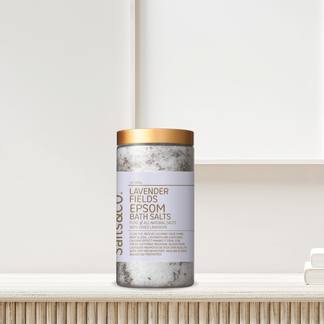 Salts & Co. Lavender Fields Epsom Floral Bath Salts 1 Kg image number 5