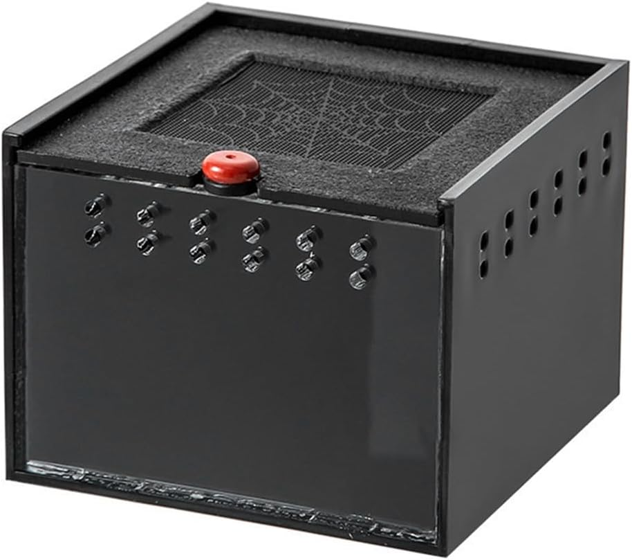 AIMALL Acrylic Reptile Climbing Pet Enclosure, Transparent Spider and Lizard Breeding Terrarium, Lightweight and Durable Design