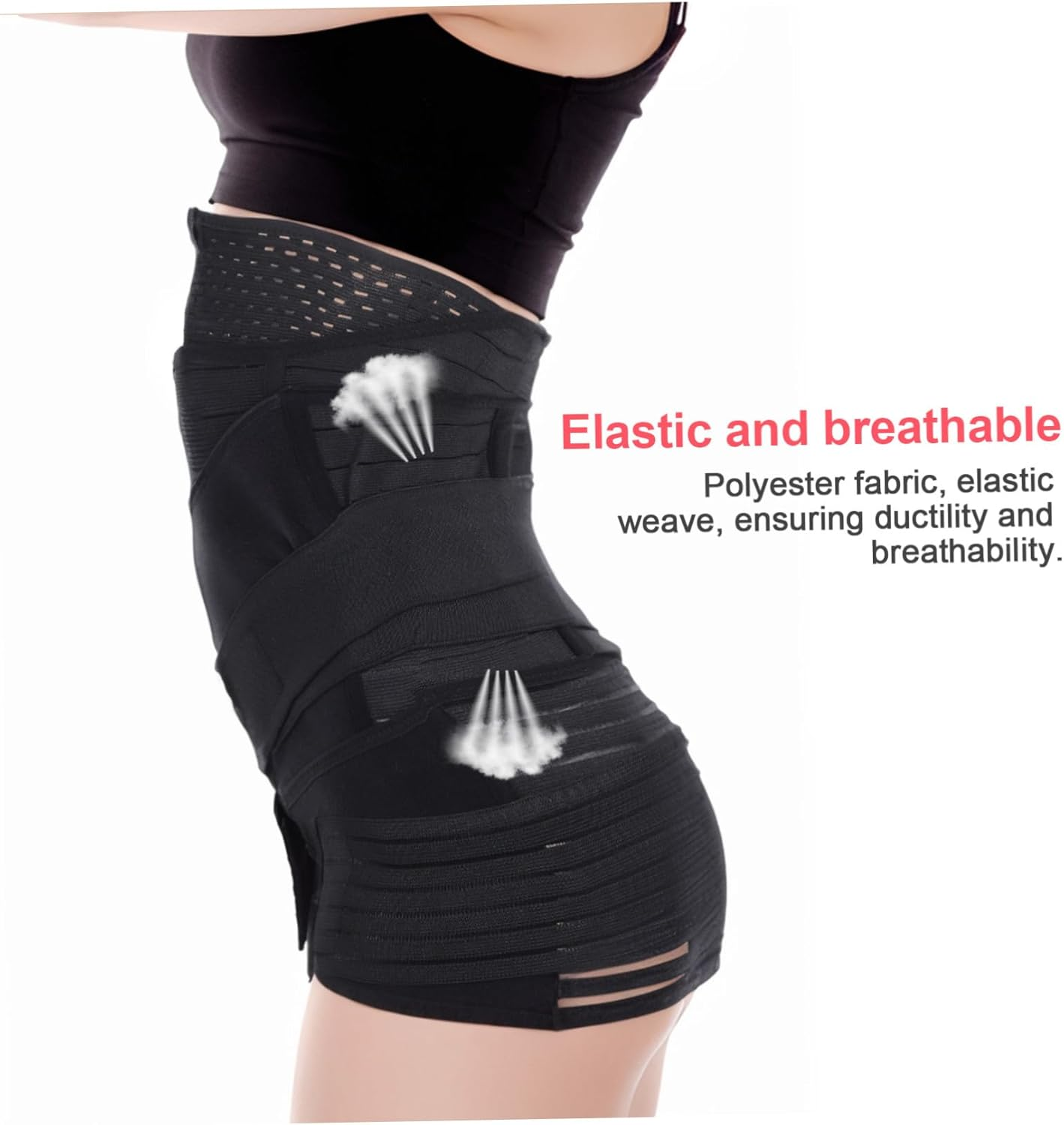 Postpartum Belly Band for Women Supportive Waist Trimmer Abdominal Binder for Comfortable after Birth Easy Closure for Optimal Compression