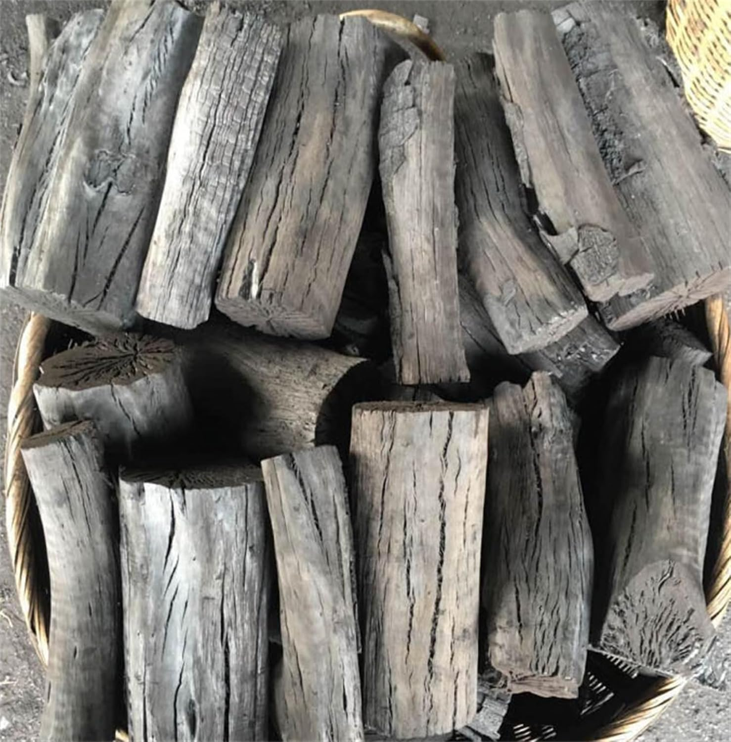 RRMMAN BBQ Hardwood Lump Charcoal Premium Restaurant Grade 2.5Kg Box - High Carbon - High Heat,Fireplace Decoration Logs,Premium Hardwood High-Grade for BBQ image number 4