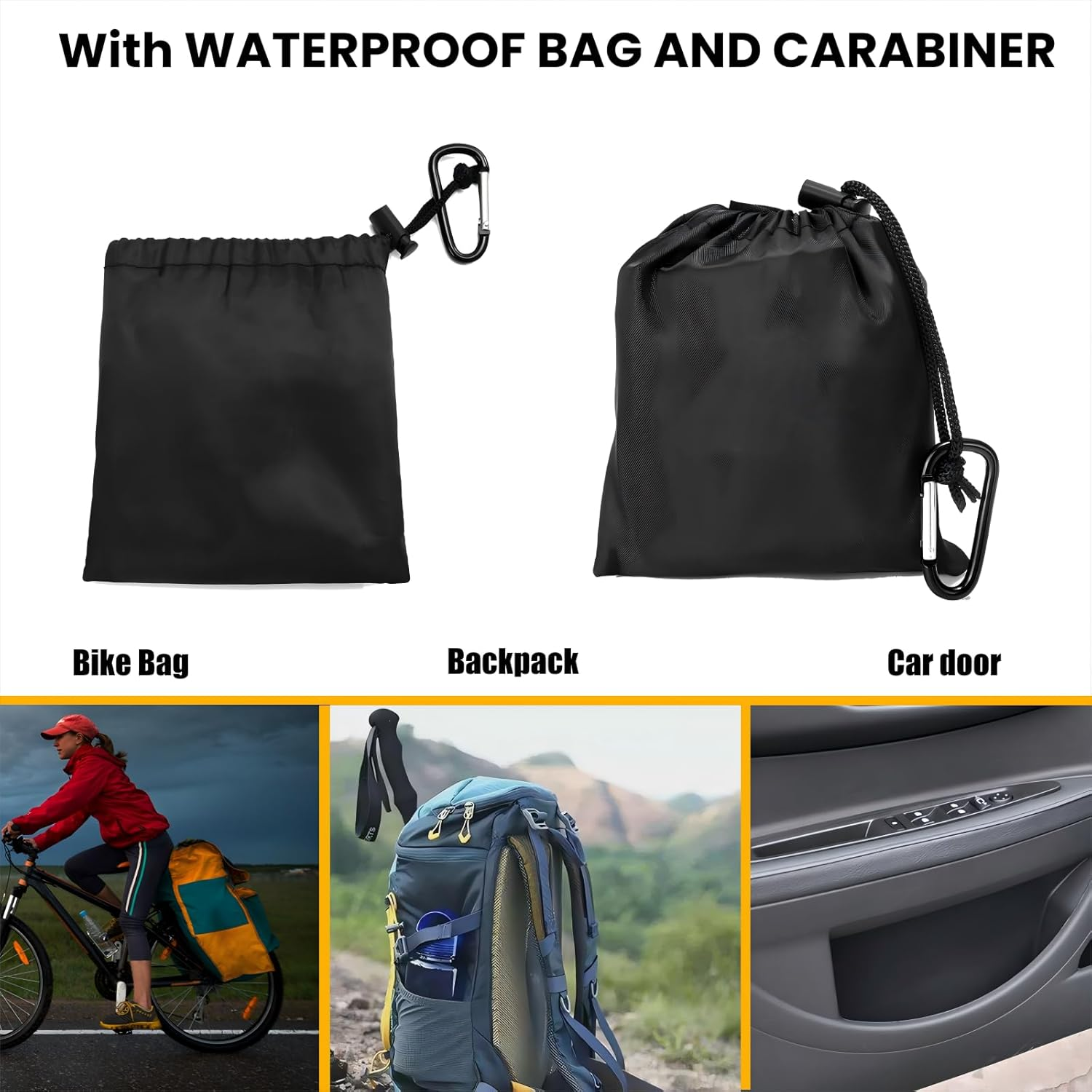 Besudo Handlebar Protective Cover for Ebike Transport Protection - Handlebar Protection Cover for Bicycle Handlebars - Bicycle Cover for Rear Carrier - Ebike Accessories as Handlebar Rain Cover -30-A image number 3