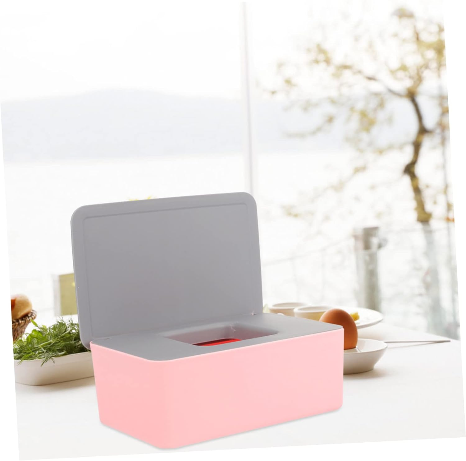 Wipes Container Wipe Holder Small Wet Tissue Case Pp Material Easy to Carry Household Use image number 1