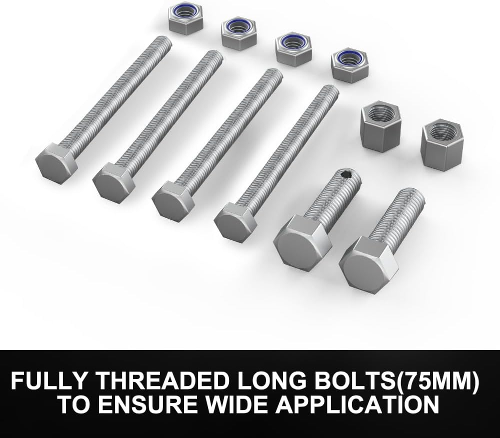 Mobi Spare Wheel Carrier Bracket Tyre Holder Trailer Caravan Boat & Pad Lock image number 5