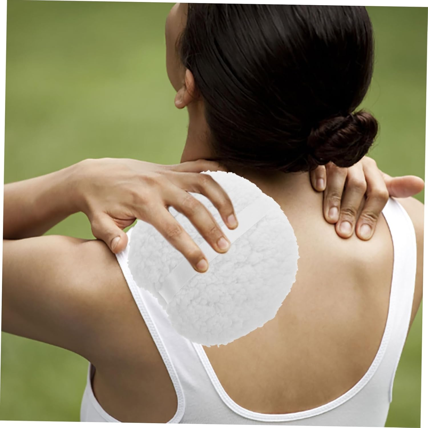 ERINGOGO Washable Reusable Body Powder Puff Large Fluffy Soft Loose Powder Applicator Oversized Dusting Puff for Women Men 6 Inch image number 2