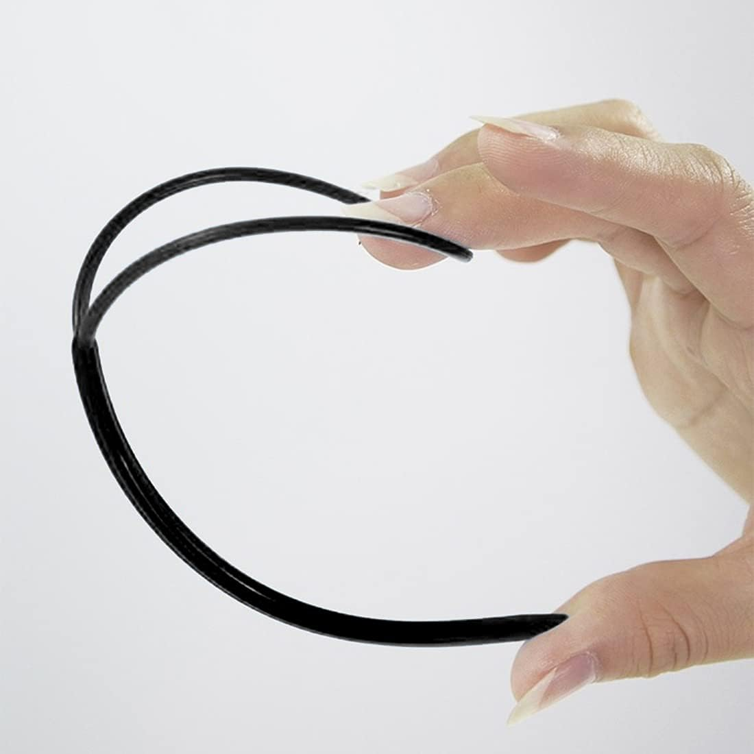 2 Pieces Black Hair Tail Twister Holder Hairstyle Aid Band Black Bun Styler Hair Wister image number 3