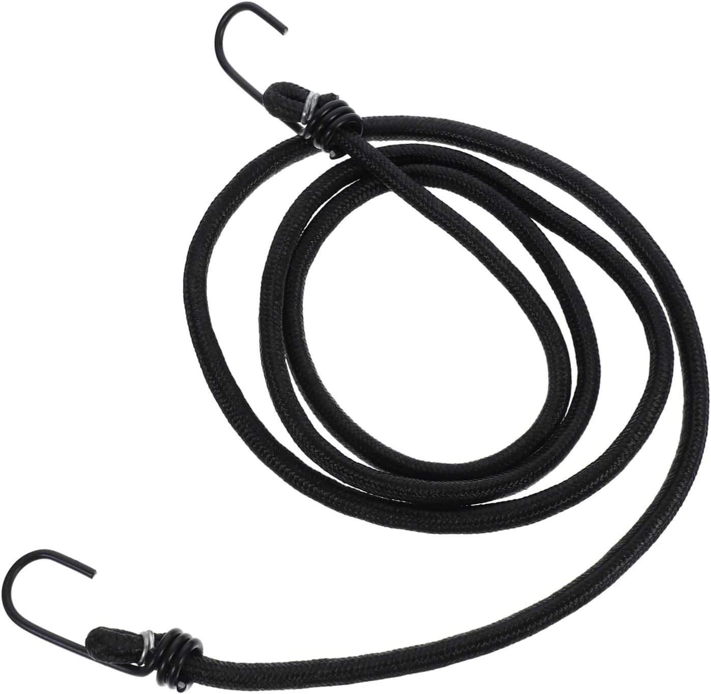 Luxshiny Adjustable Elastic Bicycle Bungee Cord with Hooks High Elasticity Bike Strap for Mountain Fixed Gear Bikes Lightweight Secure Luggage Rope for Cycling Camping Travel Use image number 6