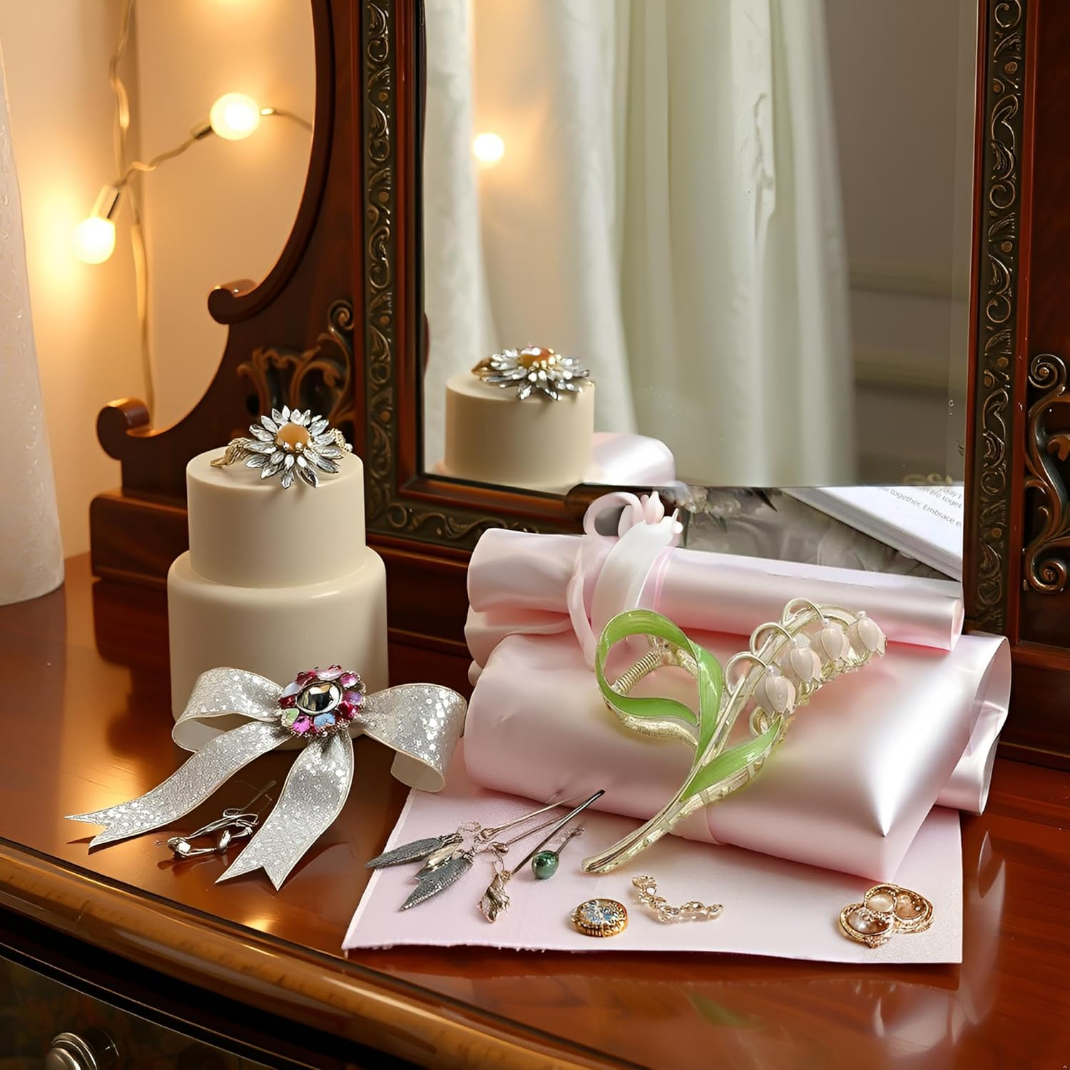 Tulip Hair Clips Large Non-Slip Hair Clips Strong Hold Hair Accessories for Women Girls Hair Clips image number 1