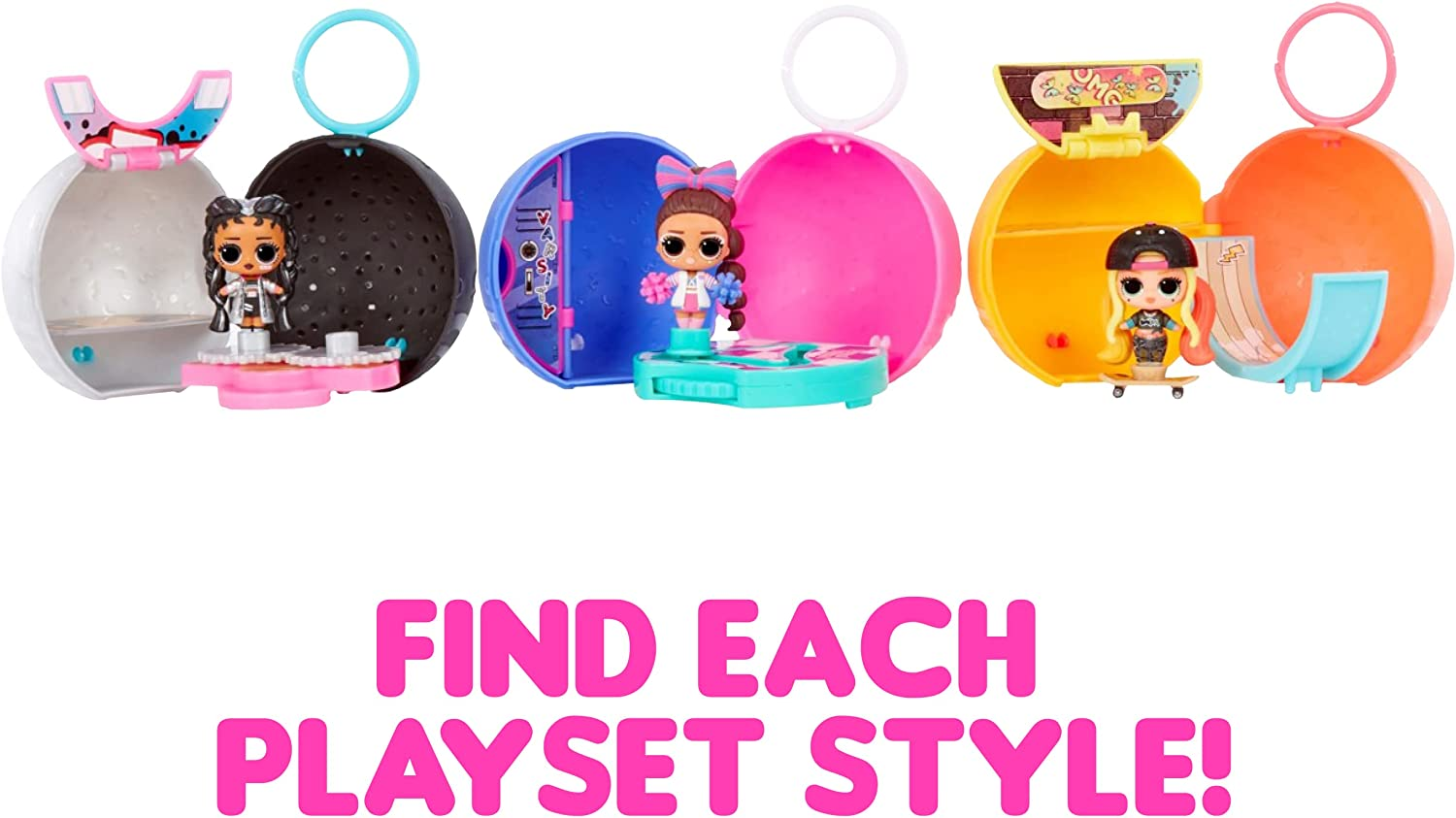 L.O.L. Surprise! OMG Mini Move & Groove Fashion Doll - RANDOM ASSORTMENT - Moving Ball Playset Includes Surprises and Collectible Mini Dolls - for Kids Ages 4+