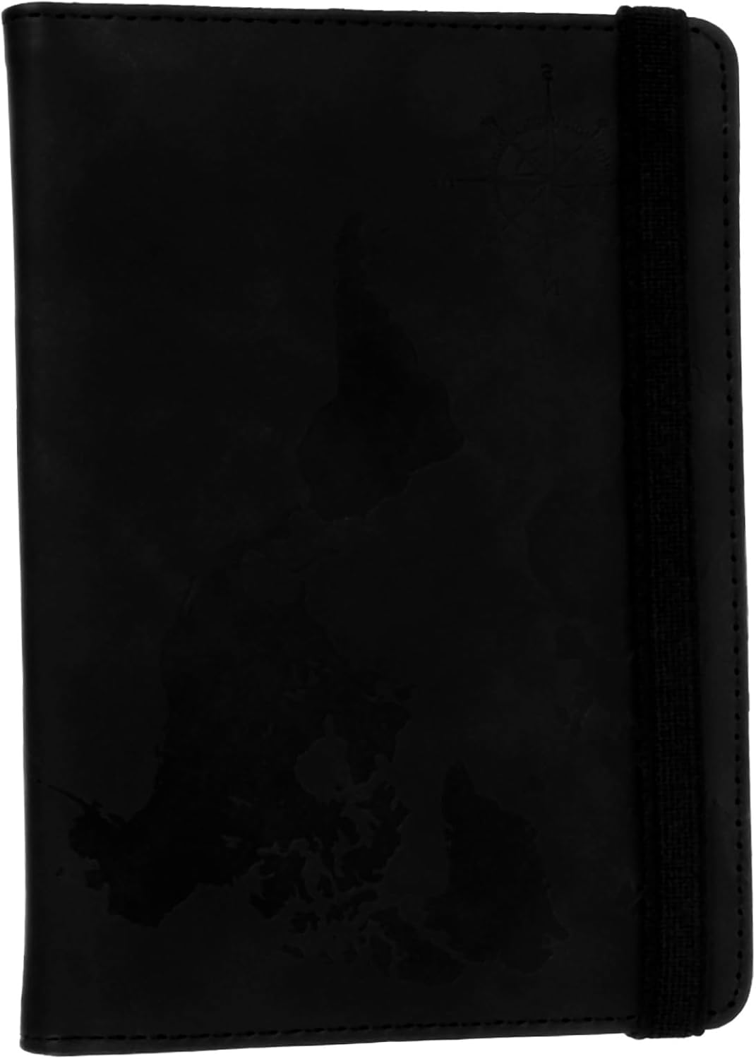 World Map Passport Holder Leather Travel Document Holder Passport Case Multiple Card Slots