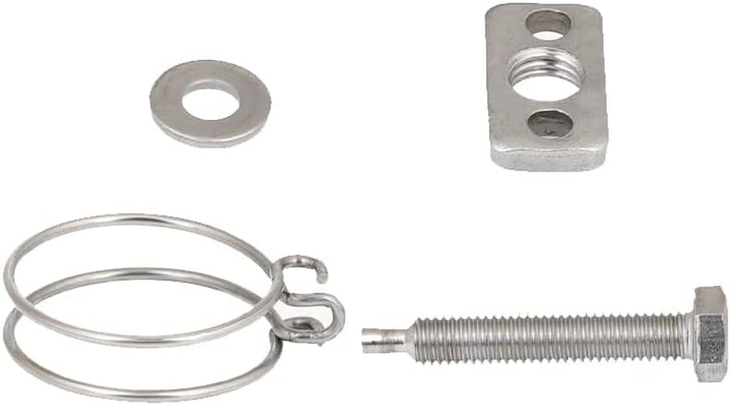 5 Pieces Double Wire Hose Clamps Adjustable 201 Stainless Steel Hose Clamps Double Wire Pond Hose Clamps for Pipes (40-45Mm) image number 1