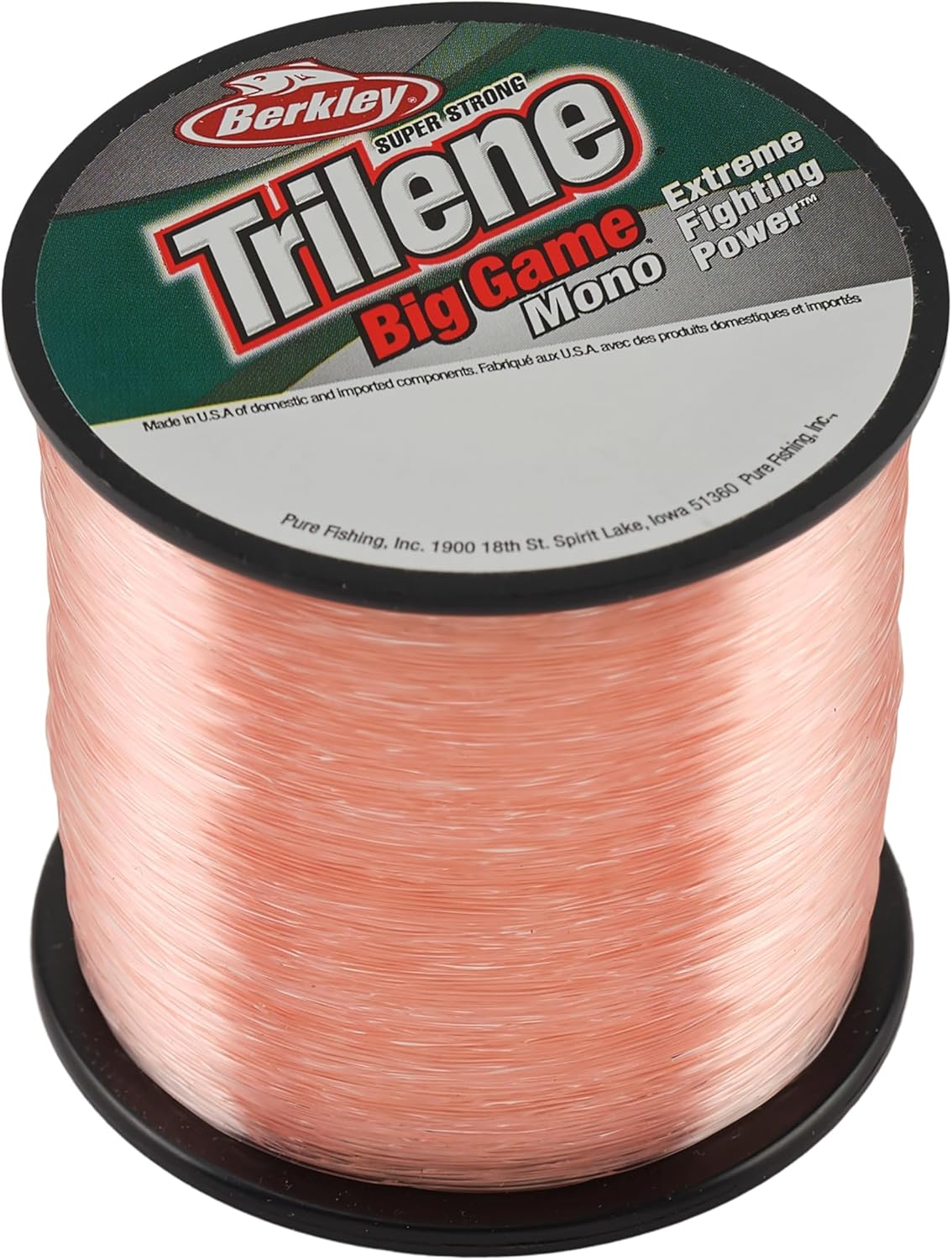 Berkley Trilene Big Game Monofilament Fishing Line - 50 Pounds, 2.688 Inches, Pink Coral image number 4