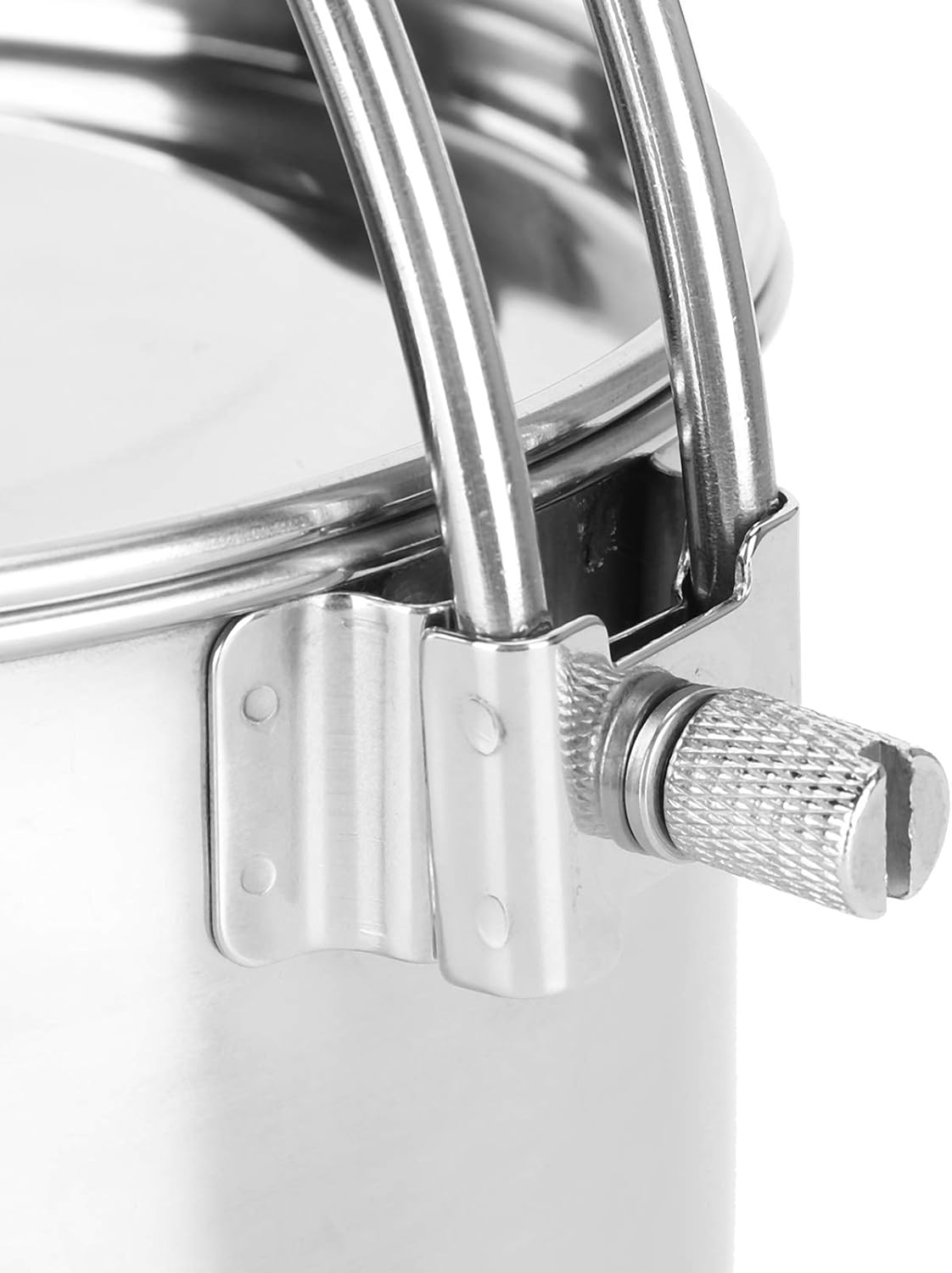 Stainless Steel Kettle, Practical Portable Folding Coffee Pot for Camping, Hiking and Fishing image number 3