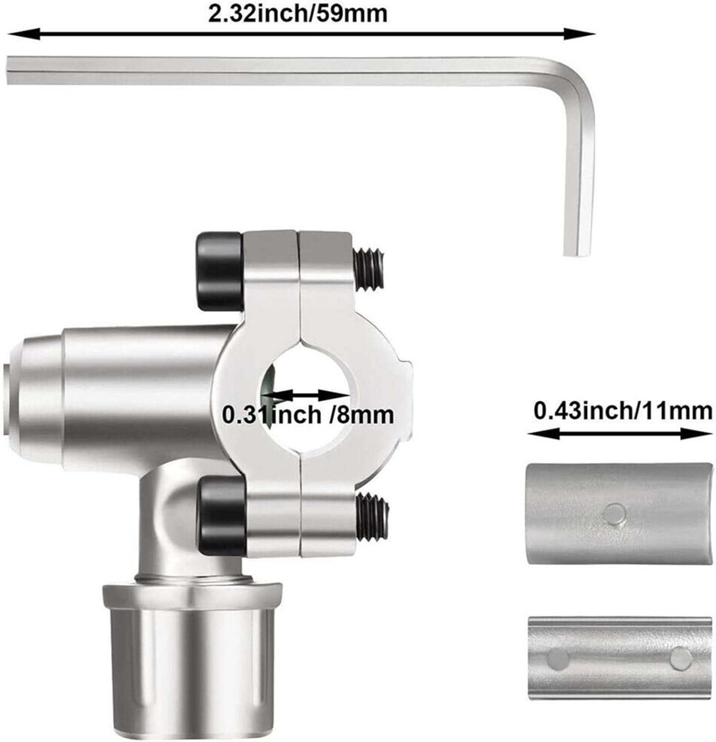 Bullet Piercing Valve for Refrigerator - Refrigerator Tap Valve Set,Accessories Kit for Home Kitchen Plumbing Project Ice Maker Fridge HVAC Air Conditioners image number 3