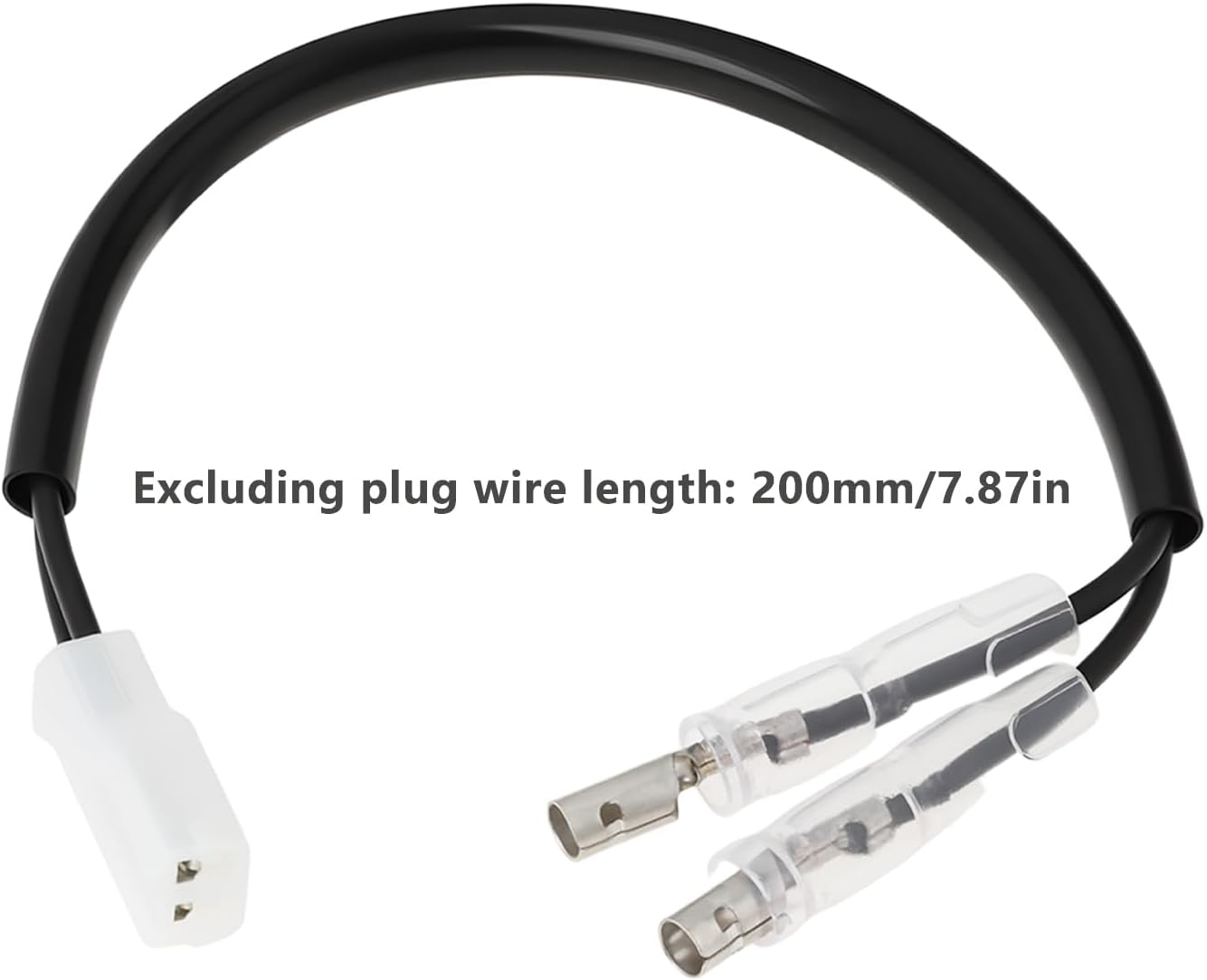 Ecsing 4Pcs Motorcycle Indicator Adaptor Leads Compatible with Royal Enfield Interceptor 650 GT image number 2