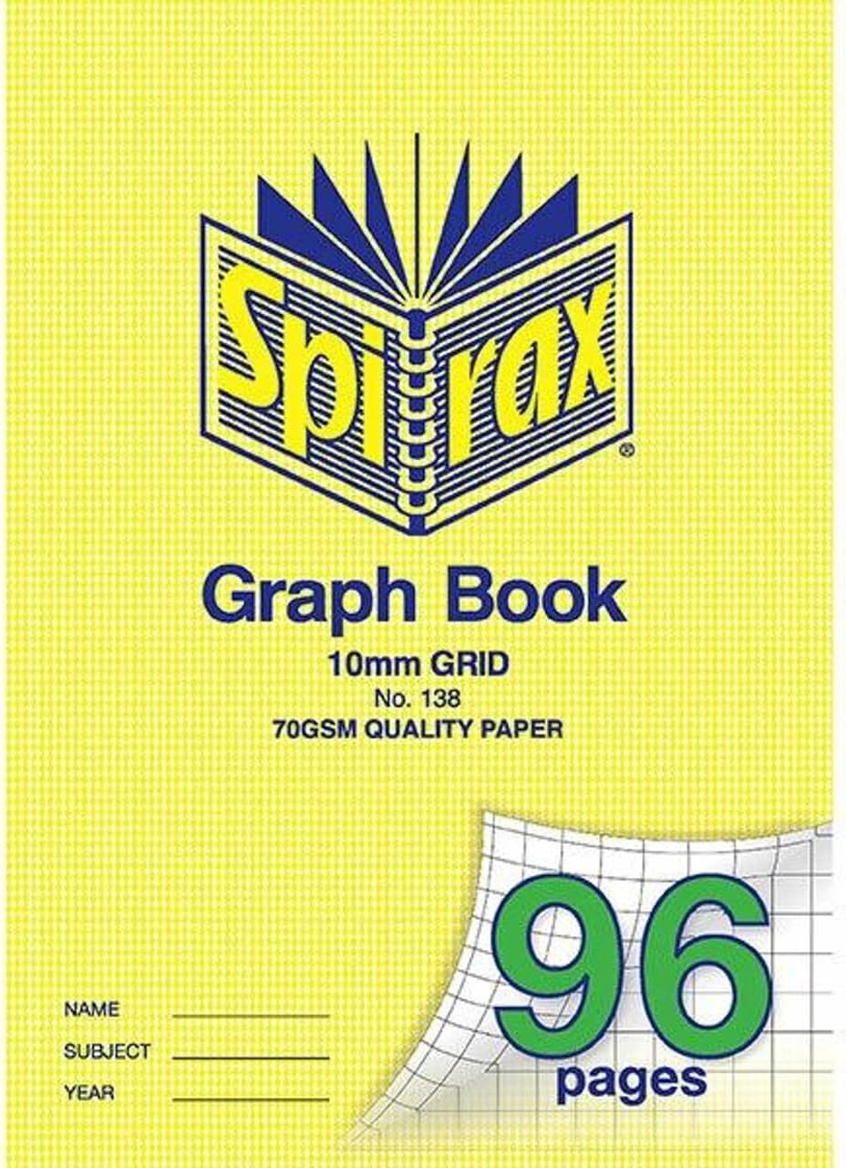 Spirax 138 A4 Graph Book A4 10Mm 96Page image number 2