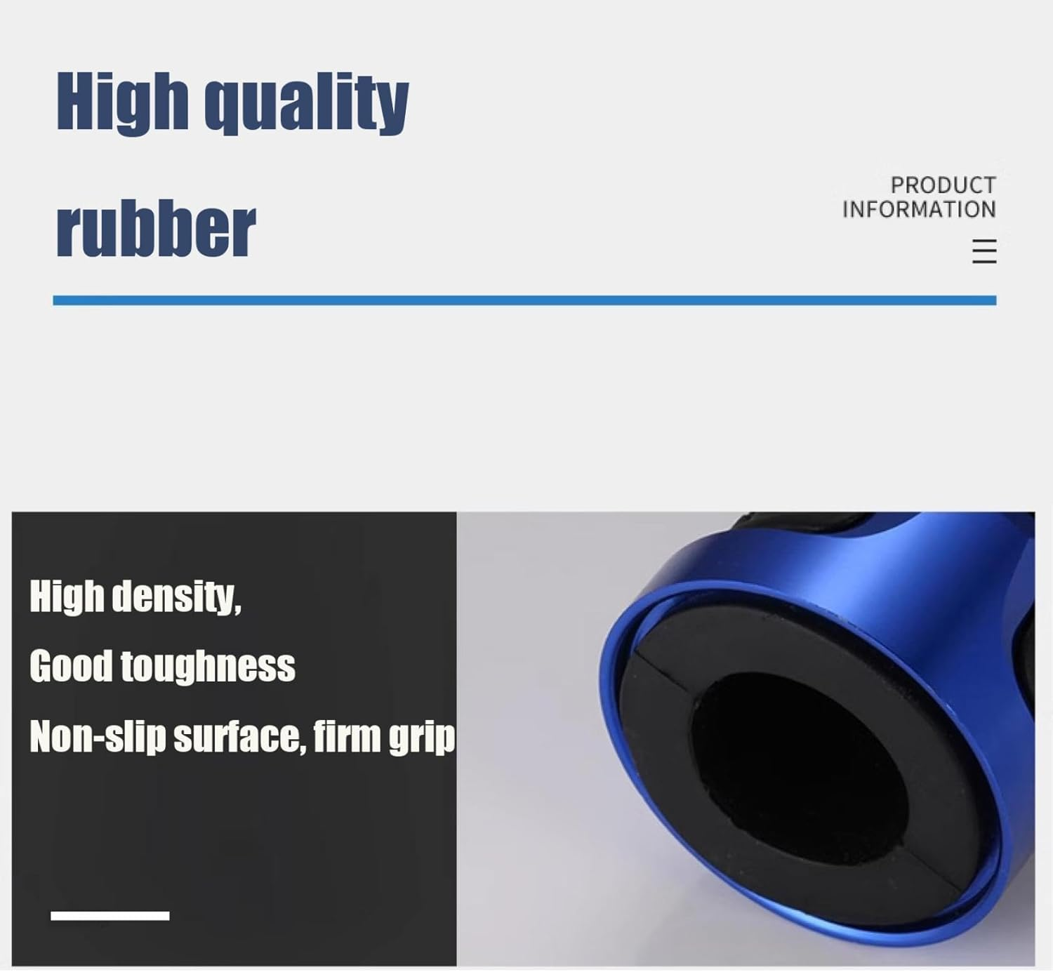 Handlebar Grips for Kawasaki for Ninja ER-6N ER6N ER 6N 2006-2018 Motorcycle Hand Grips CNC Aluminum Handle Bar Non Slip Rubber Hand Grip Handlebar Handle Bar