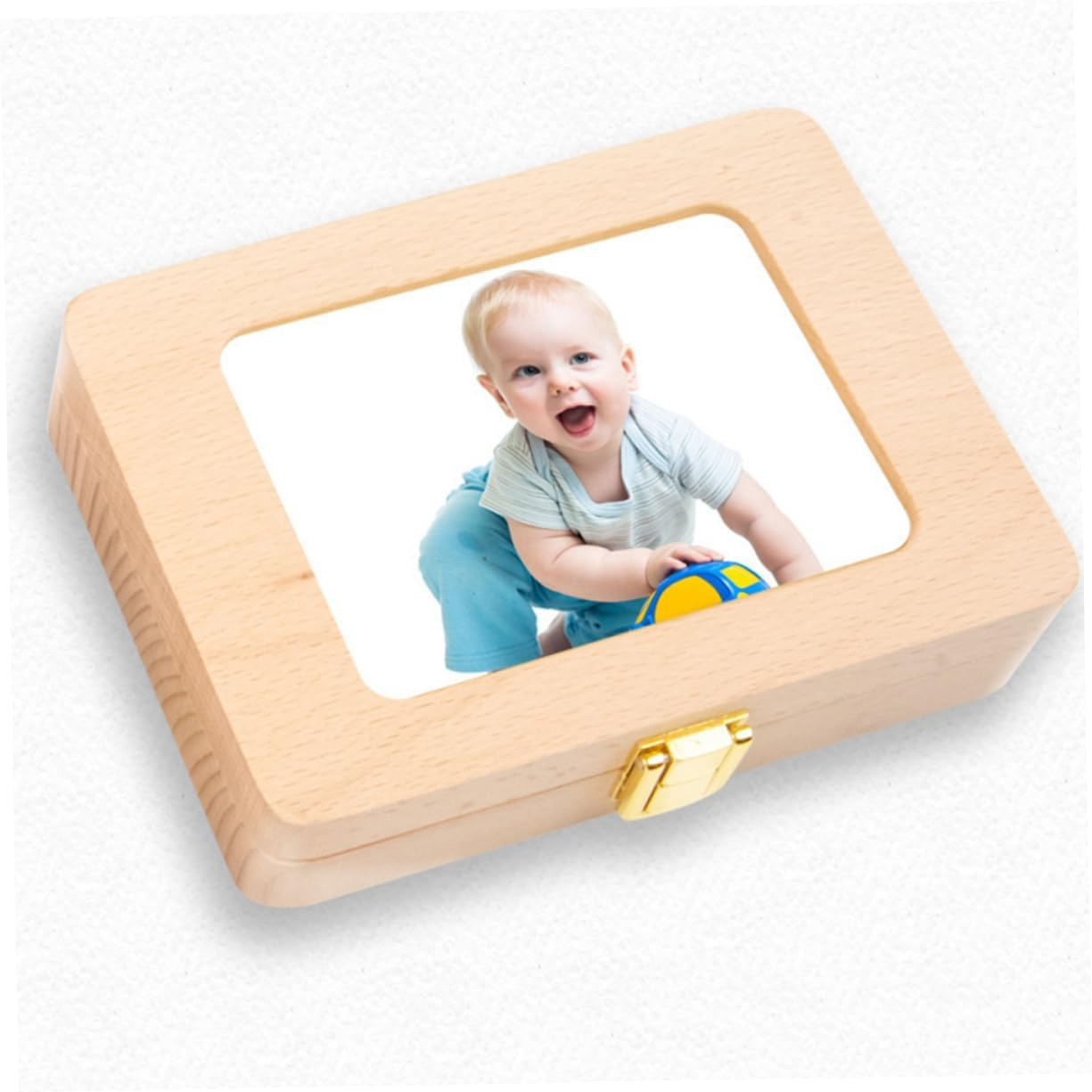 Wooden Boys and Girls Tooth Box Lost Tooth Storage Case Smooth Surface for Safe Use Portable Keepsake for Christmas Birthday Year image number 6