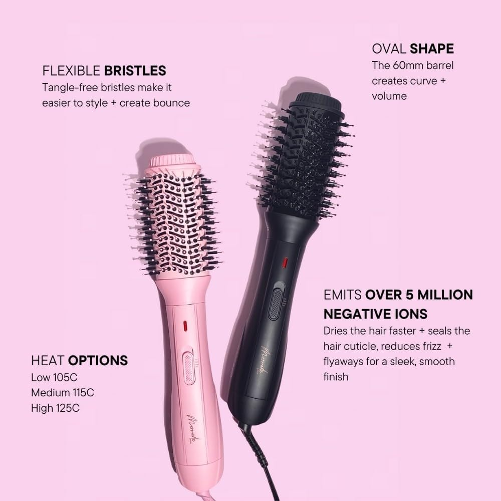 Mermade Hair Blow Dry Brush, Pink image number 5